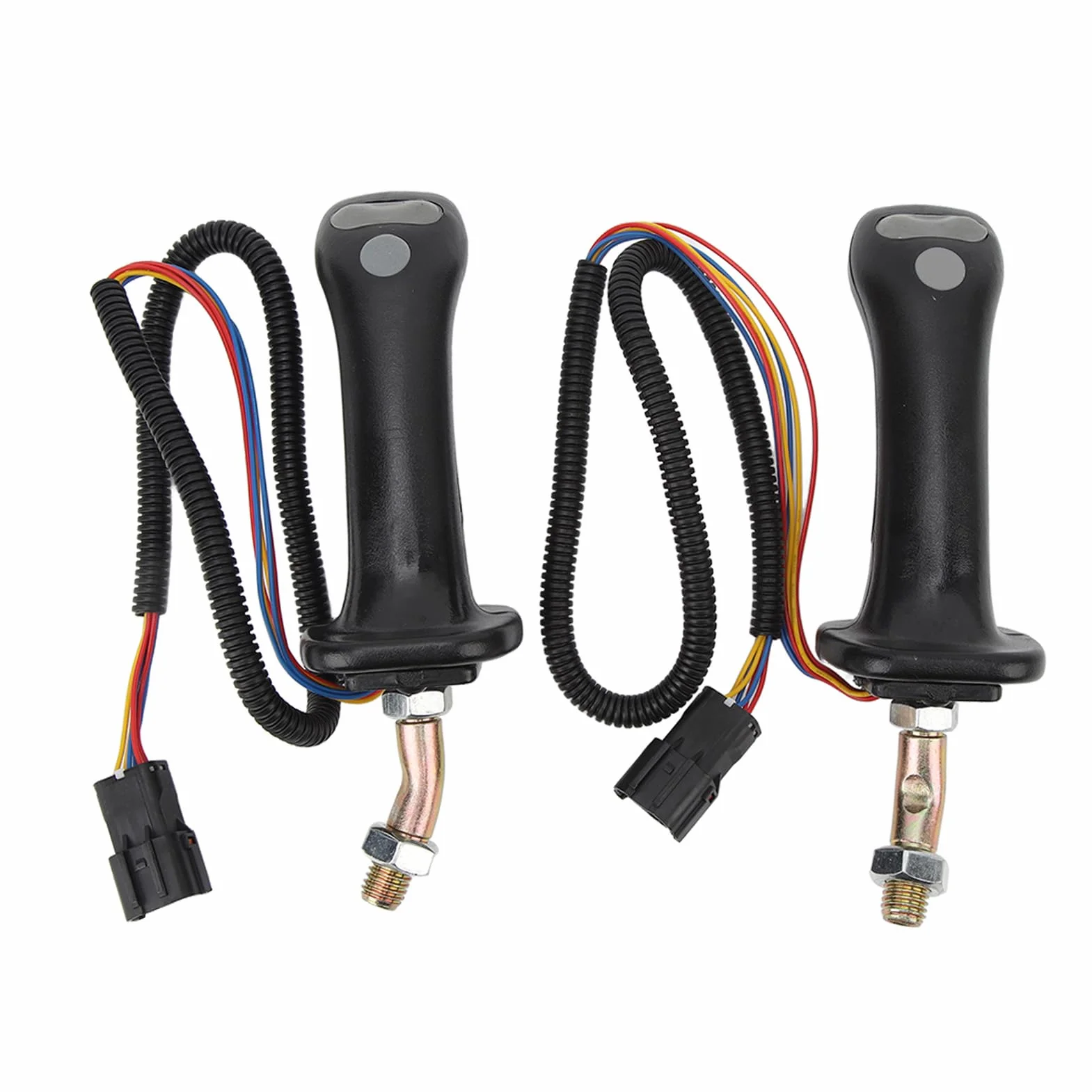 2 Sztuk Uchwyt Typu Joystick do Koparki Dźwignia Joysticka Dobra Lewa Prawa Ręka Wyczucie dla Doosan DH DX150 215 225 300 370-9C,klamka zewnętrzna