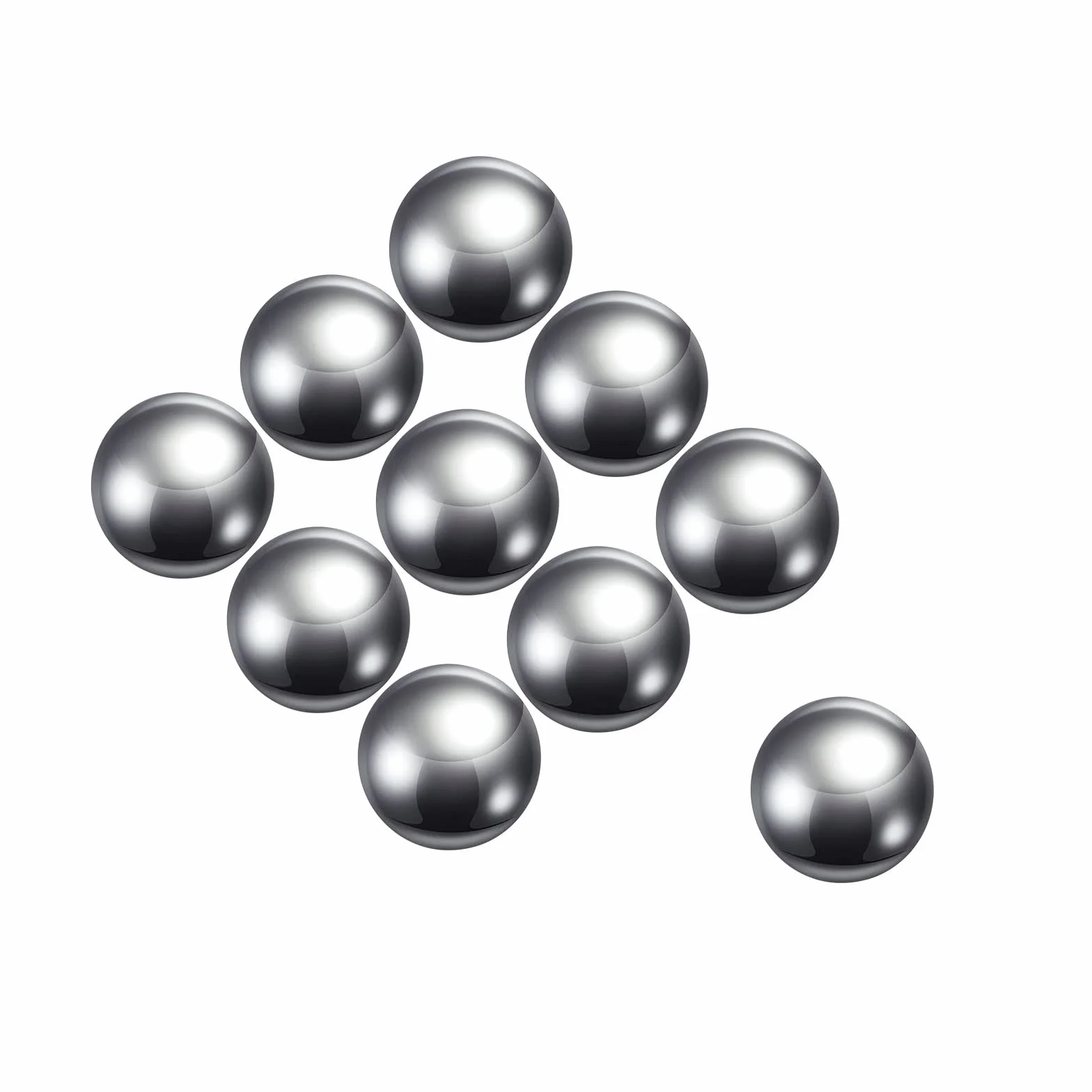 10 sztuk kul precyzyjnych - [11 mm] stal nierdzewna 201 do łożysk stałych