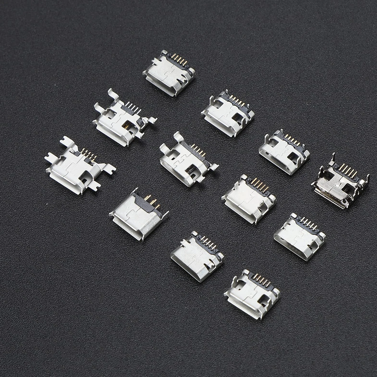 Shanrya Port Micro USB 60 szt. Złącze Mini USB SMD