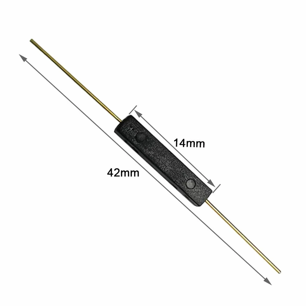 12 szt. wysokiej jakości plastikowy przełącznik GPS, styk 2,5 mm/14 mm, indukcja magnetyczna, trzcina normalnie otwarta