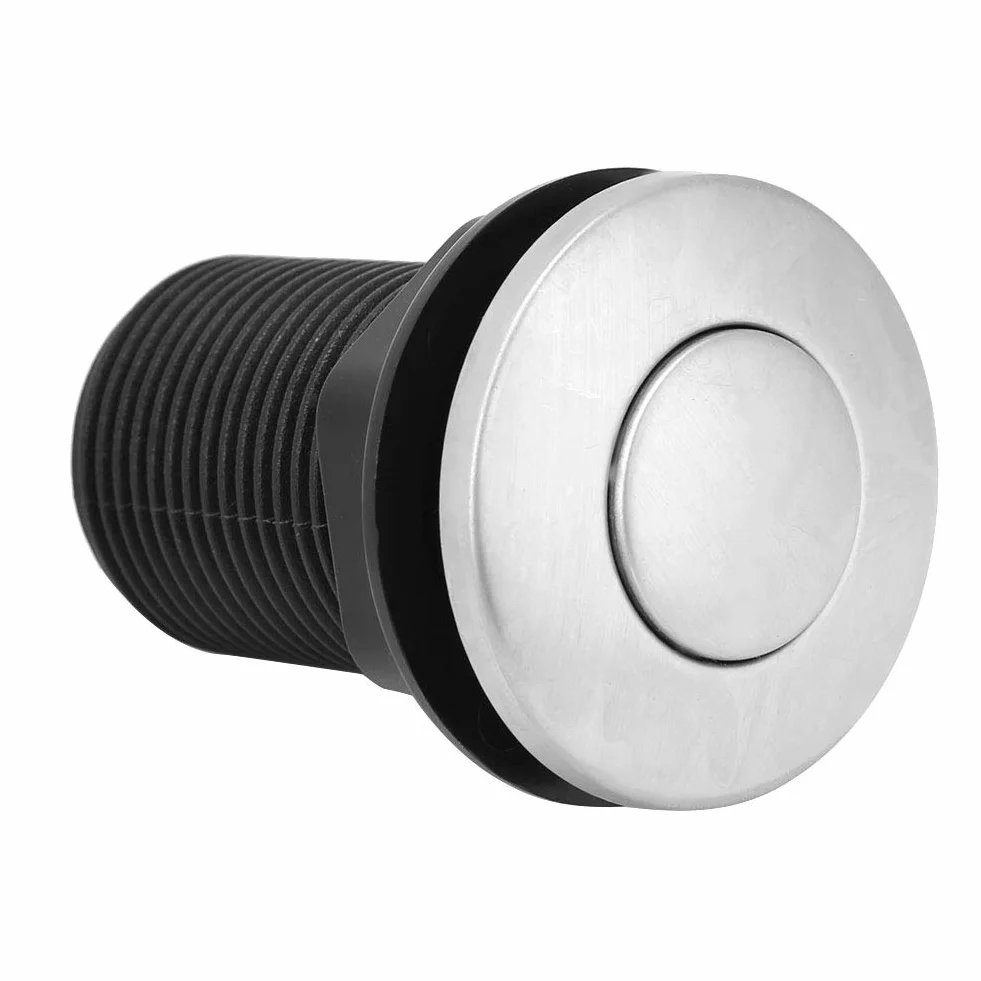 Przełącznik Powietrza Złom śmieci 32mm Przełącznik Powietrza do Disp Zestaw Węży Pneumatycznych Utylizacja wł./wył. Automatyczny Przycisk Samoblokujący