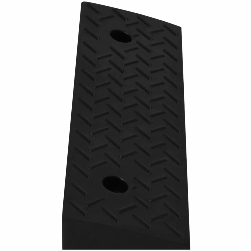vidaXL Najazdy krawężnikowe gumowe 2 szt. 50 x 17,5 x 5 cm