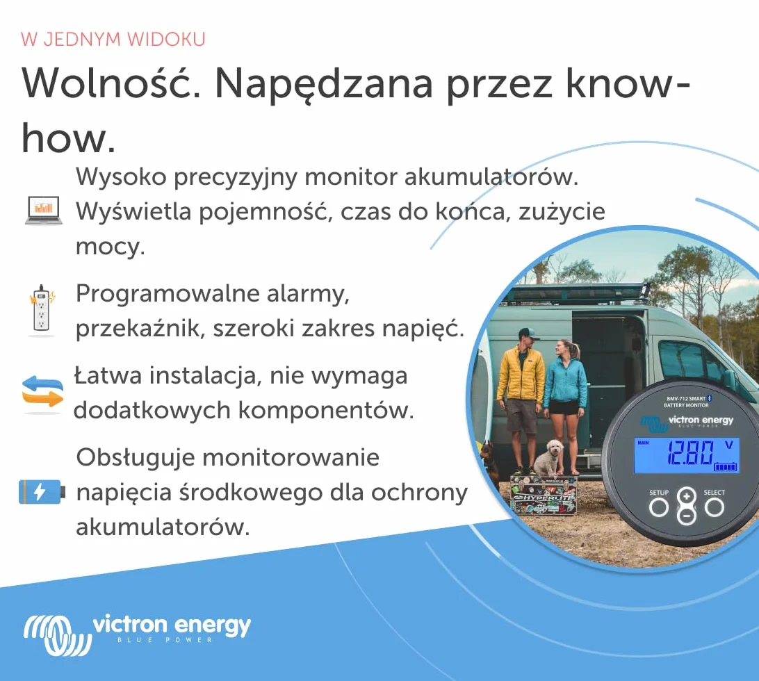 Victron Energy BMV-712 Smart Monitor Akumulatora (Szary)