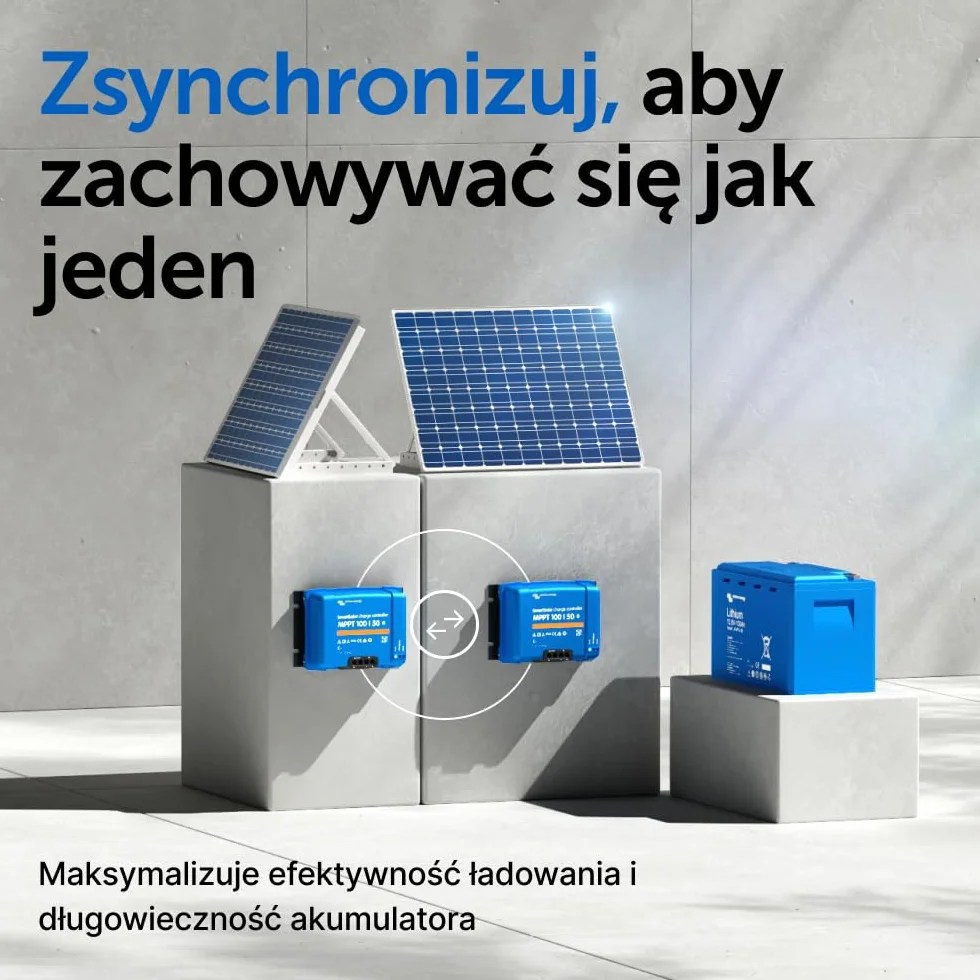 Victron Energy SmartSolar MPPT 100V 50A 12/24V Kontroler Ładowania Słonecznego Bluetooth