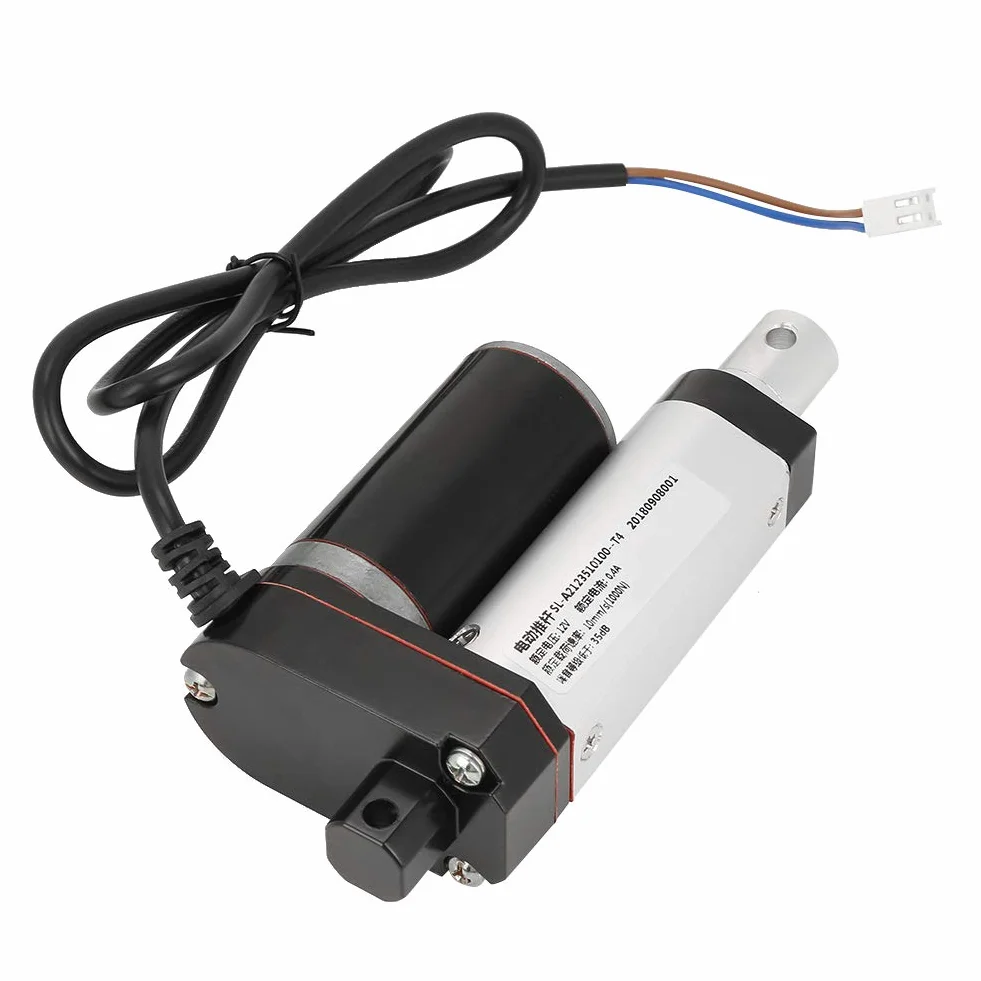 Siłownik liniowy, siłownik liniowy DC 12V Odporność 35mm Maksymalny skok 1000N przy maksymalnej prędkości 10mm / s