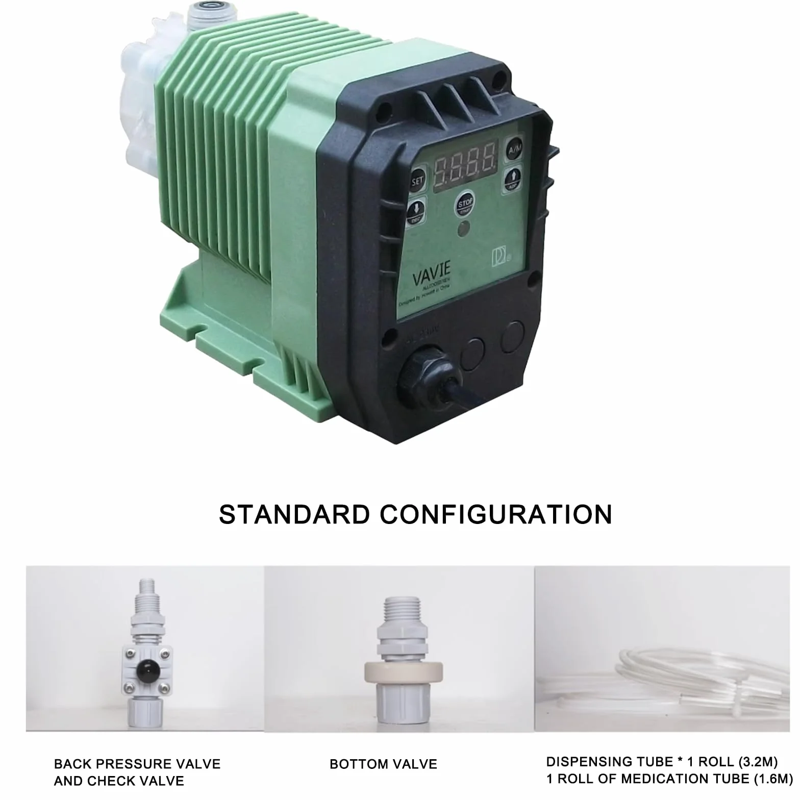 Pompa dozująca kwasowa, elektromagnetyczna pompa membranowa, 220 V, automatyczny elektromagnetyczny sprzęt dozujący, pompa ilościowa (1,08 l/h)