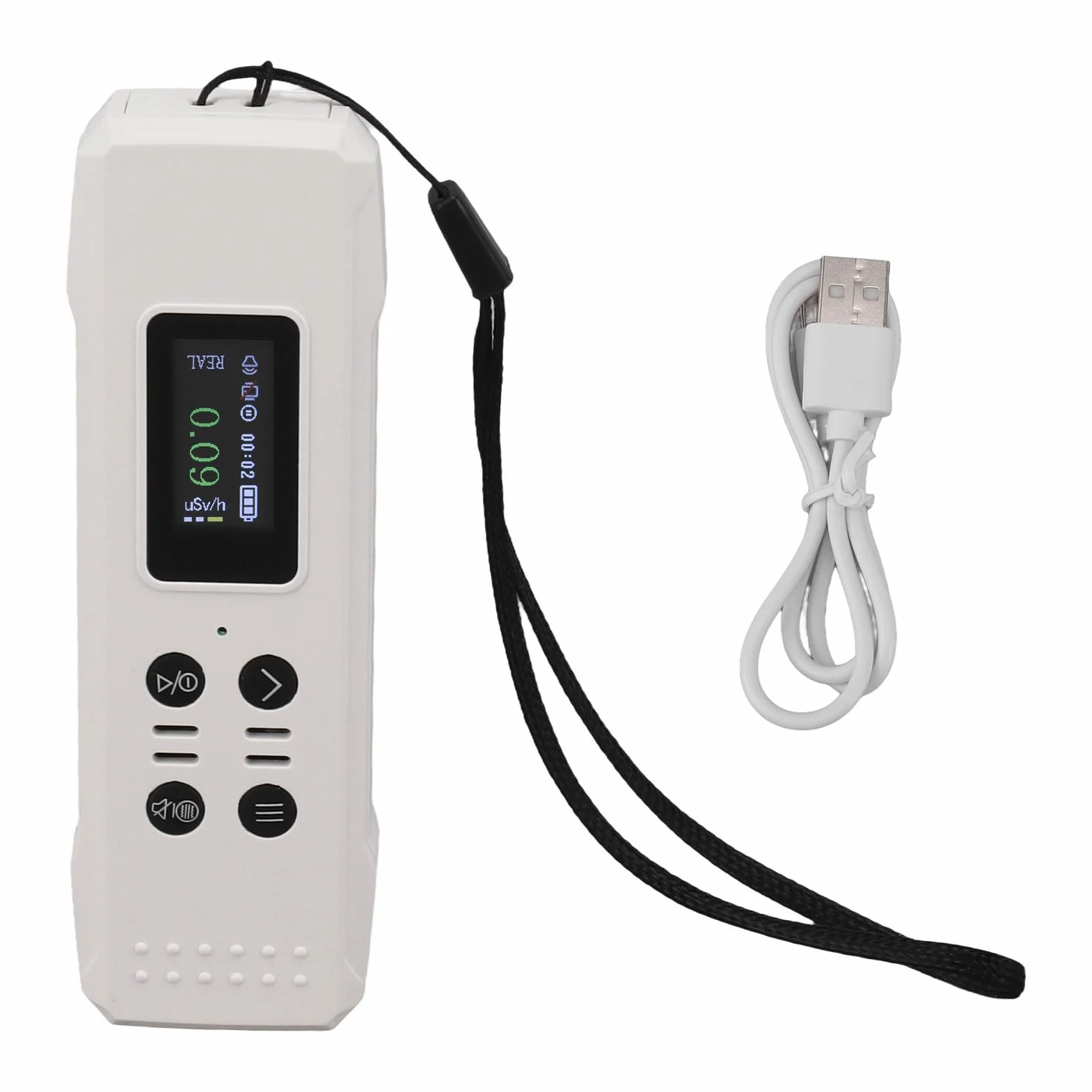 Detektor Promieniowania Jądrowego Licznik Geigera Dozymetr Rentgenowski Beta Gamma Monitor-miernik z Wyświetlaczem
