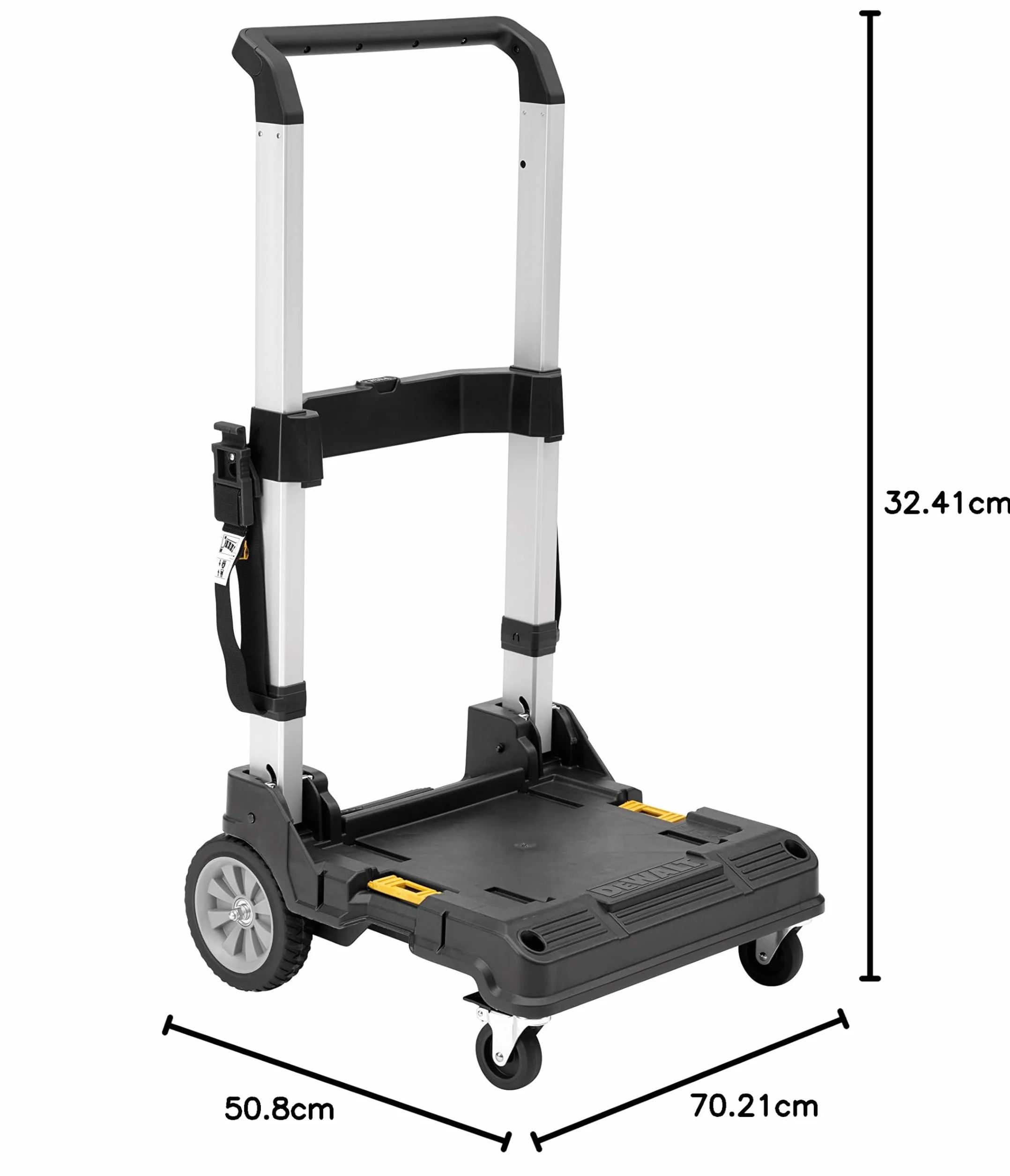 Dewalt Dwst1-71196 Wózek Transportowy, Czarny/Srebrny, ‎50,8 x 32,4 x 70,2 cm; 7,45 kg