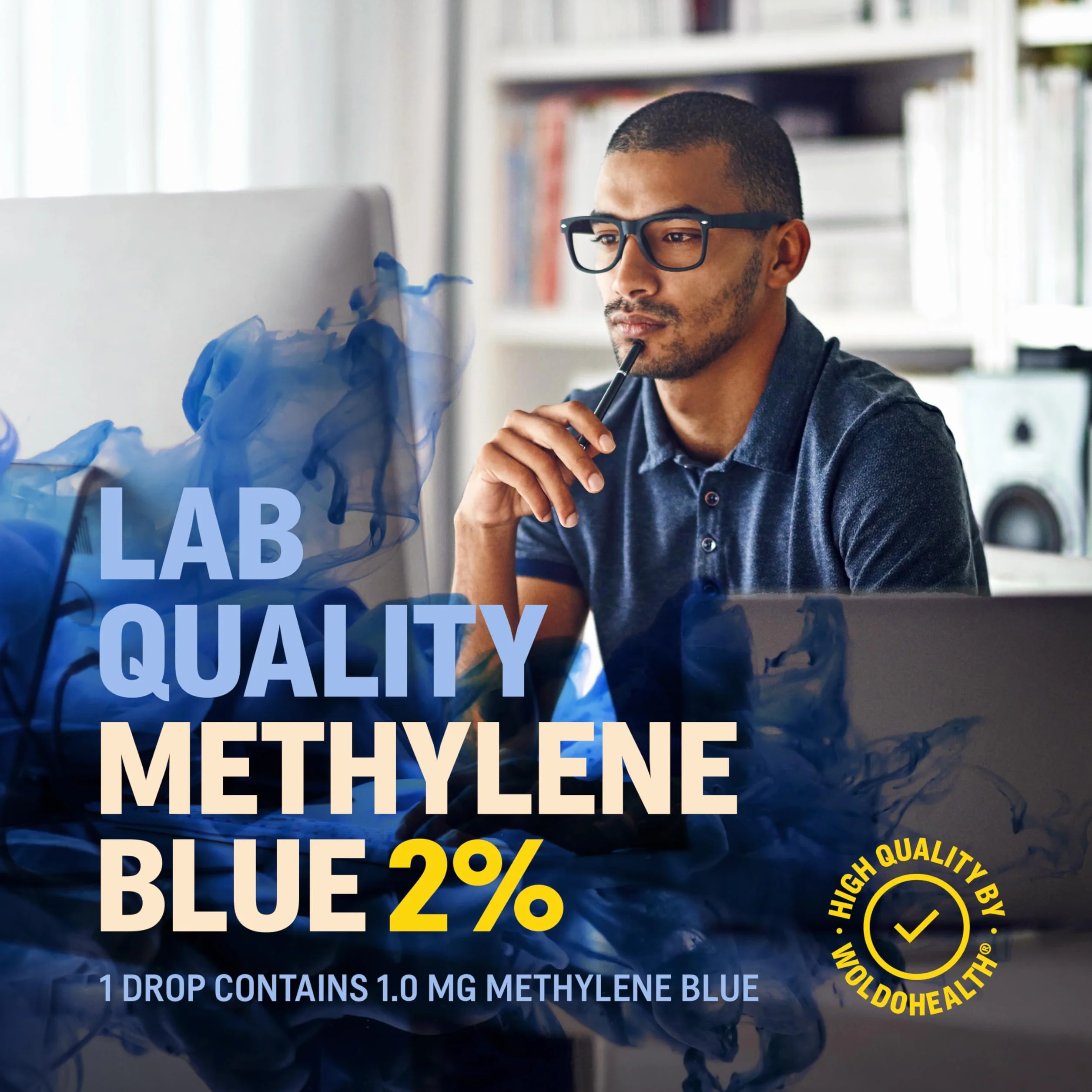 Błękit metylenowy 2% jakość farmaceutyczna 100 ml z pipetą