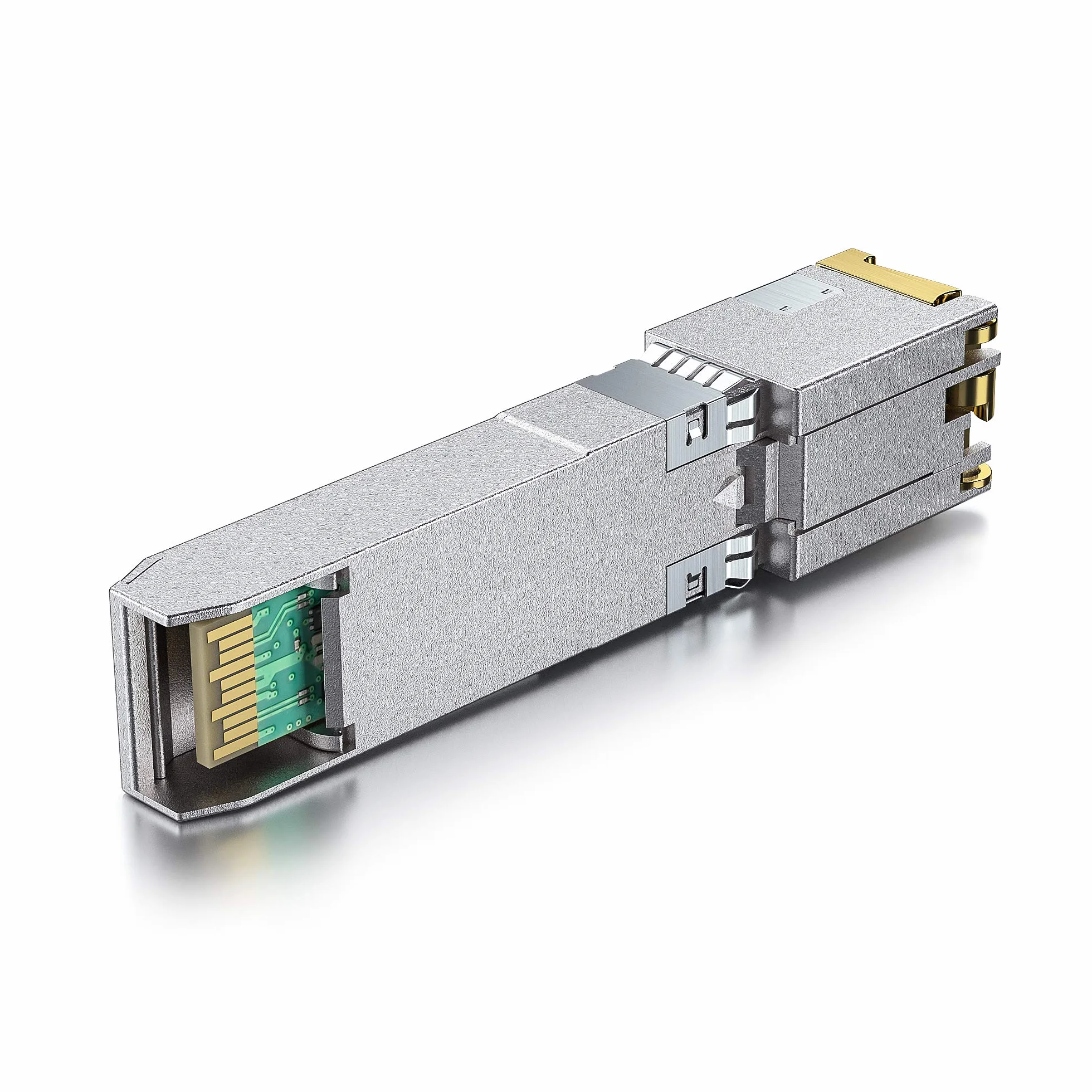 Transceiver 10 GB SFP+ RJ45, moduł Ethernet 10Gbase-T SFP+ obsługuje 10G/5G/2,5G/1,25G, Marvell 113C-Chip, kompatybilny z Cisco SFP-10G-T-S, Ubiquiti UF-RJ45-10G, UniFi, Meraki, MikroTik..., 30 m