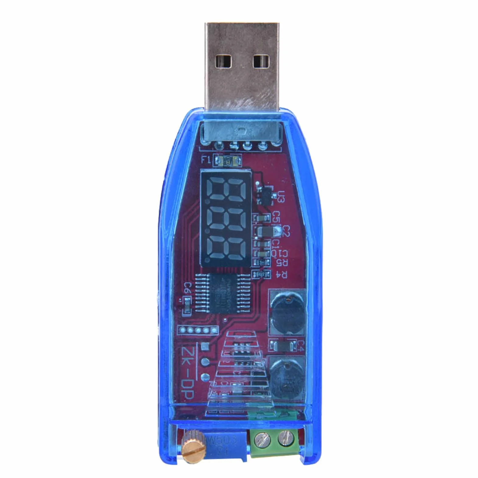 Regulowany Moduł Zasilacza Step UP 5V-24V z Wyświetlaczem, Regulator Napięcia USB
