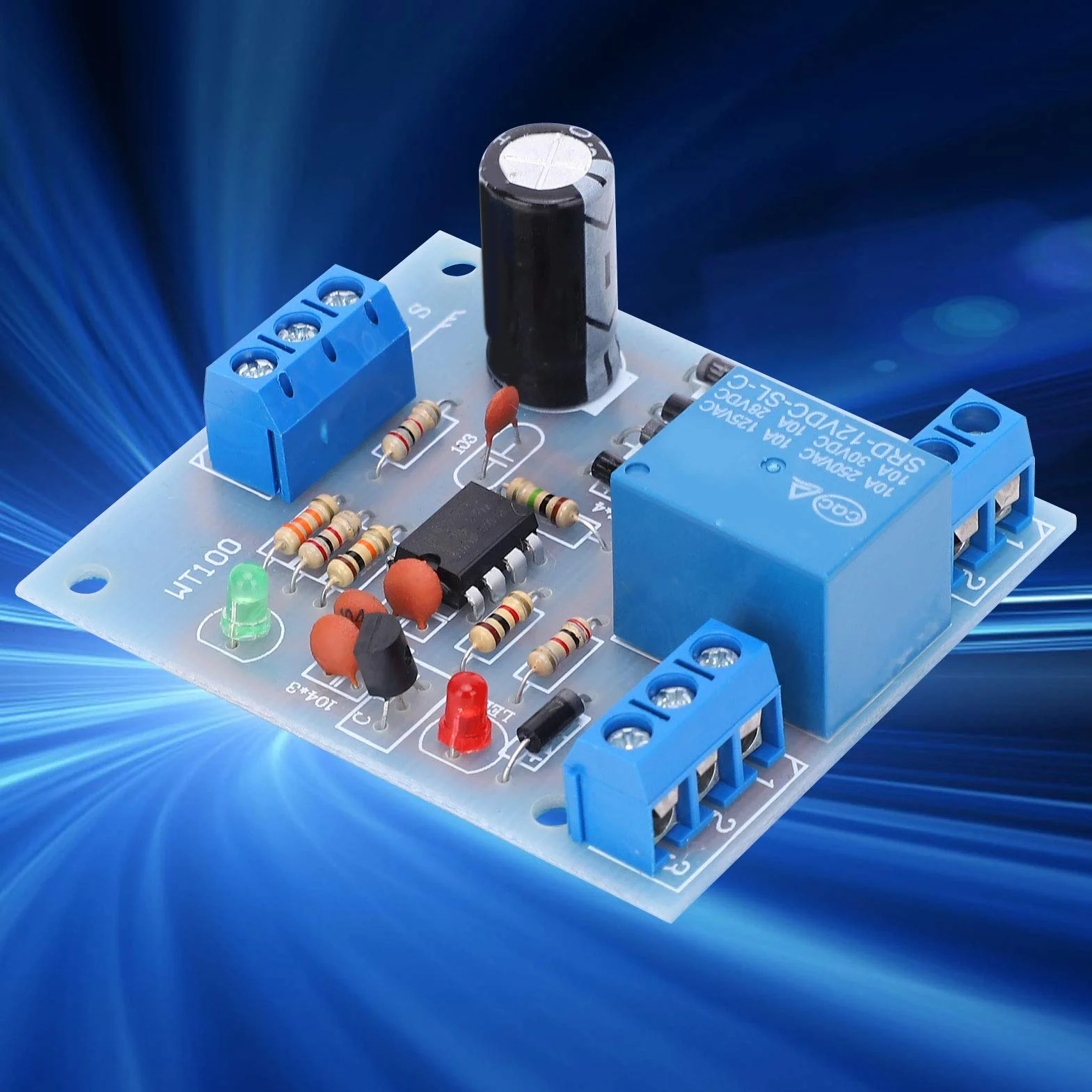 Czujnik Poziomu Cieczy 12V Elektroniczny z PCB - Moduł Przełącznika do Wykrywania i Kontroli Poziomu Wody dla Pomp Laboratoryjnych w Płynach