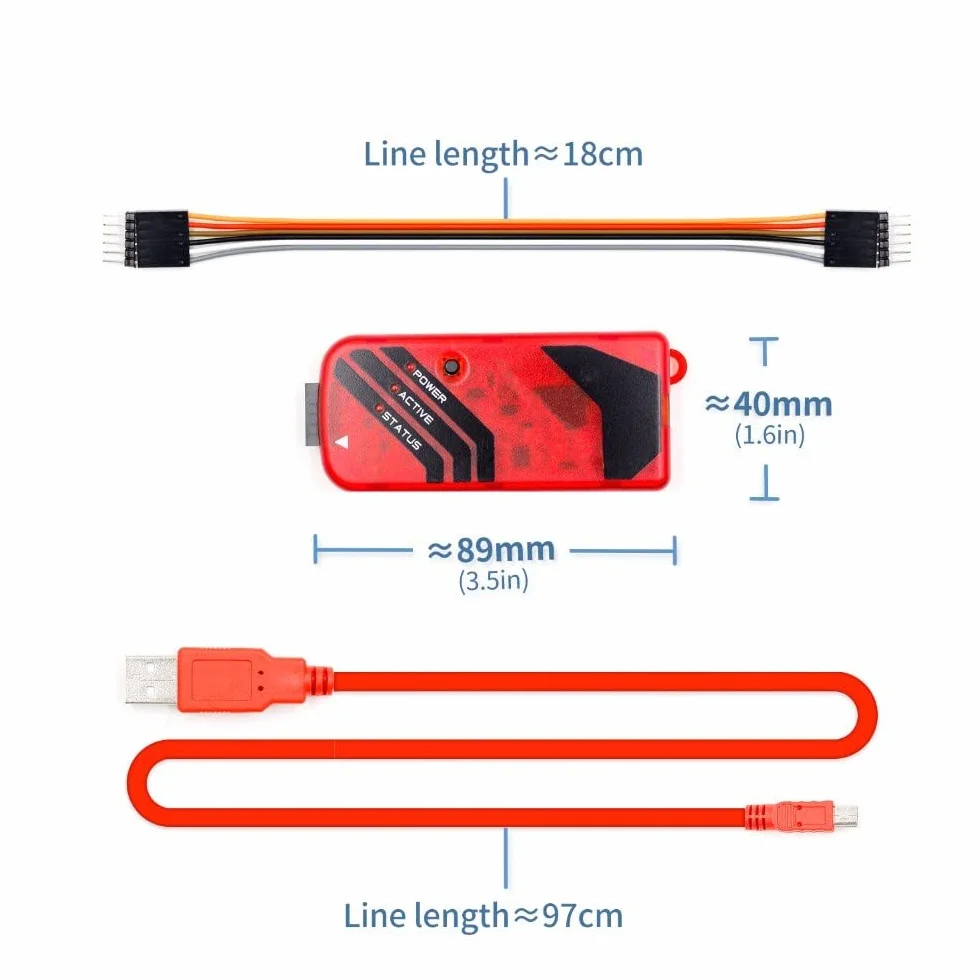 PICKIT3 PIC Kit3 Simulator Programmer Emulator kabel USB Dupond Wire