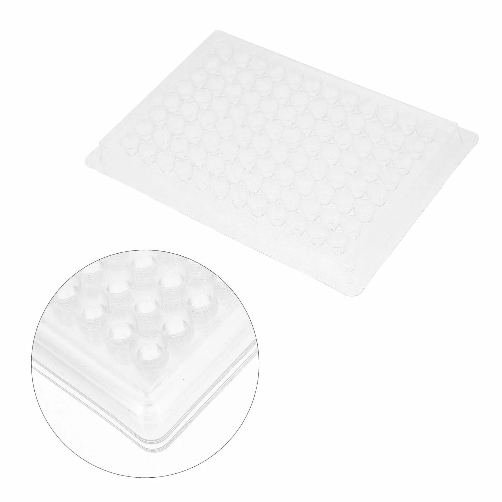 10kawałki Płyta Hodowlana Sztuk Dołkowa Do Kultury Komórkowej Plastikowa Trwała i Łatwa Obsłudze Idealna Do Laboratorium i Analizy Próbek