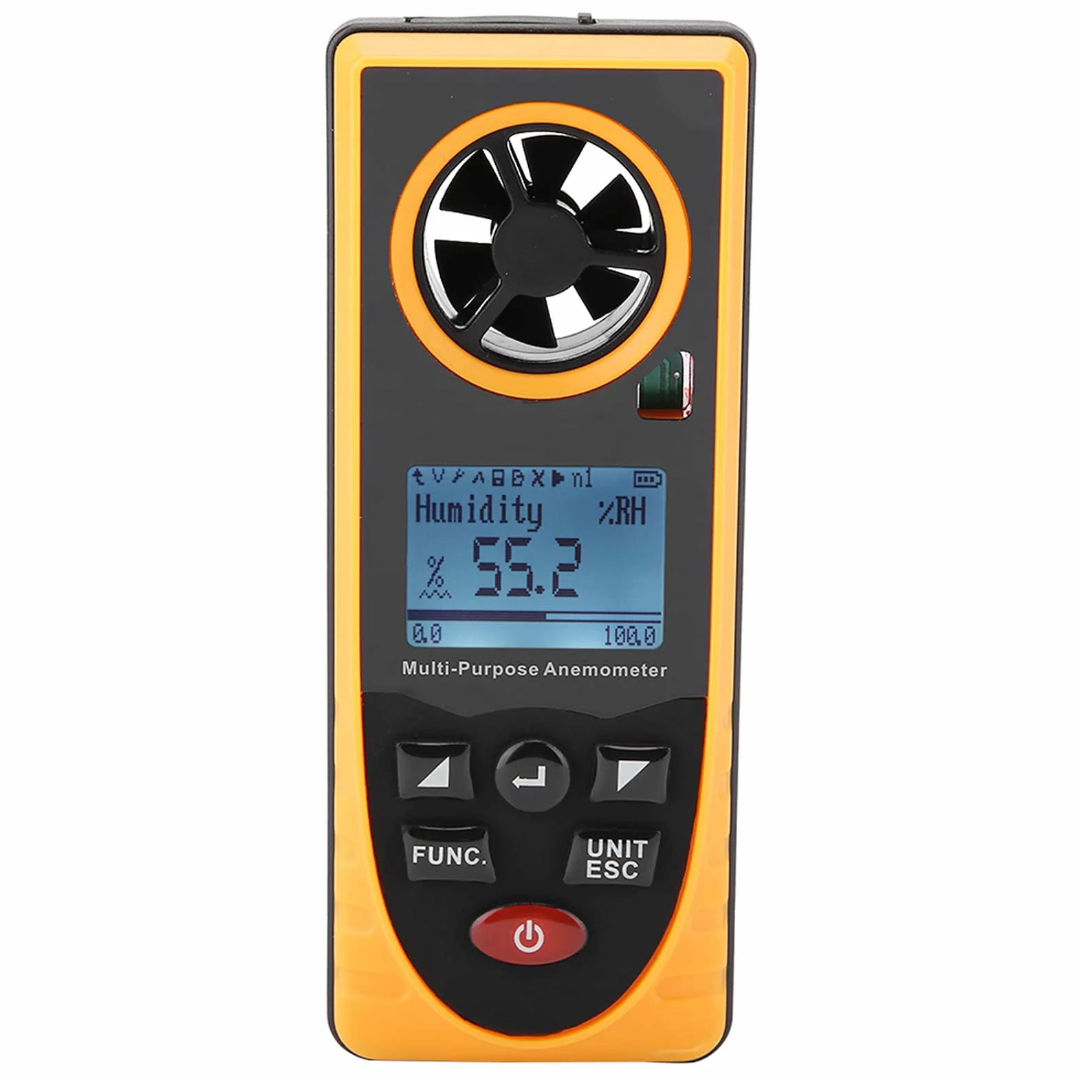 GM8910 Cyfrowy Anemometr LCD Miernik Prędkości Wiatru