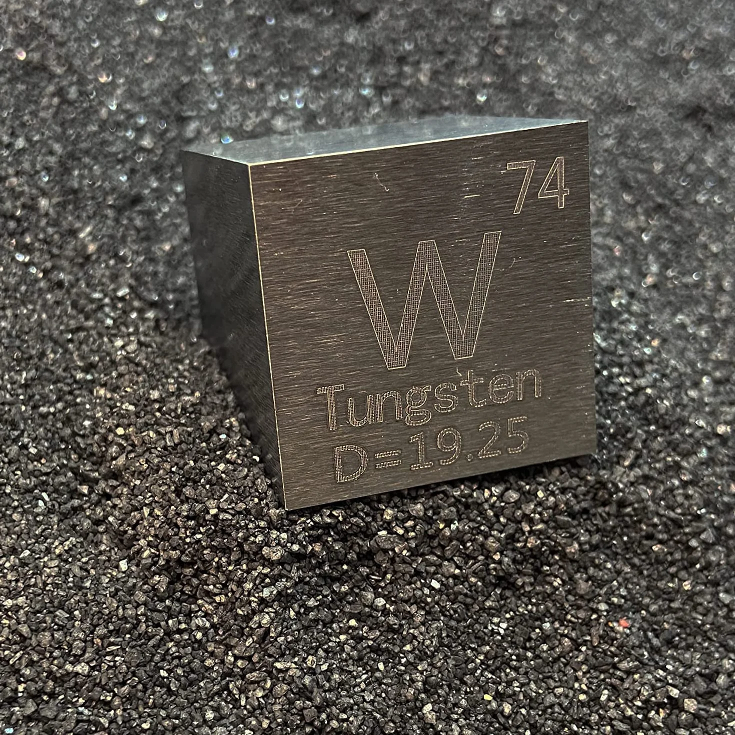 Kostka z wolframu 10/25,4 mm, element o gęstości kostki, kolekcja elementów kostka, materiał eksperymentalny DIY do wyświetlania/10 mm / 0,39 cala