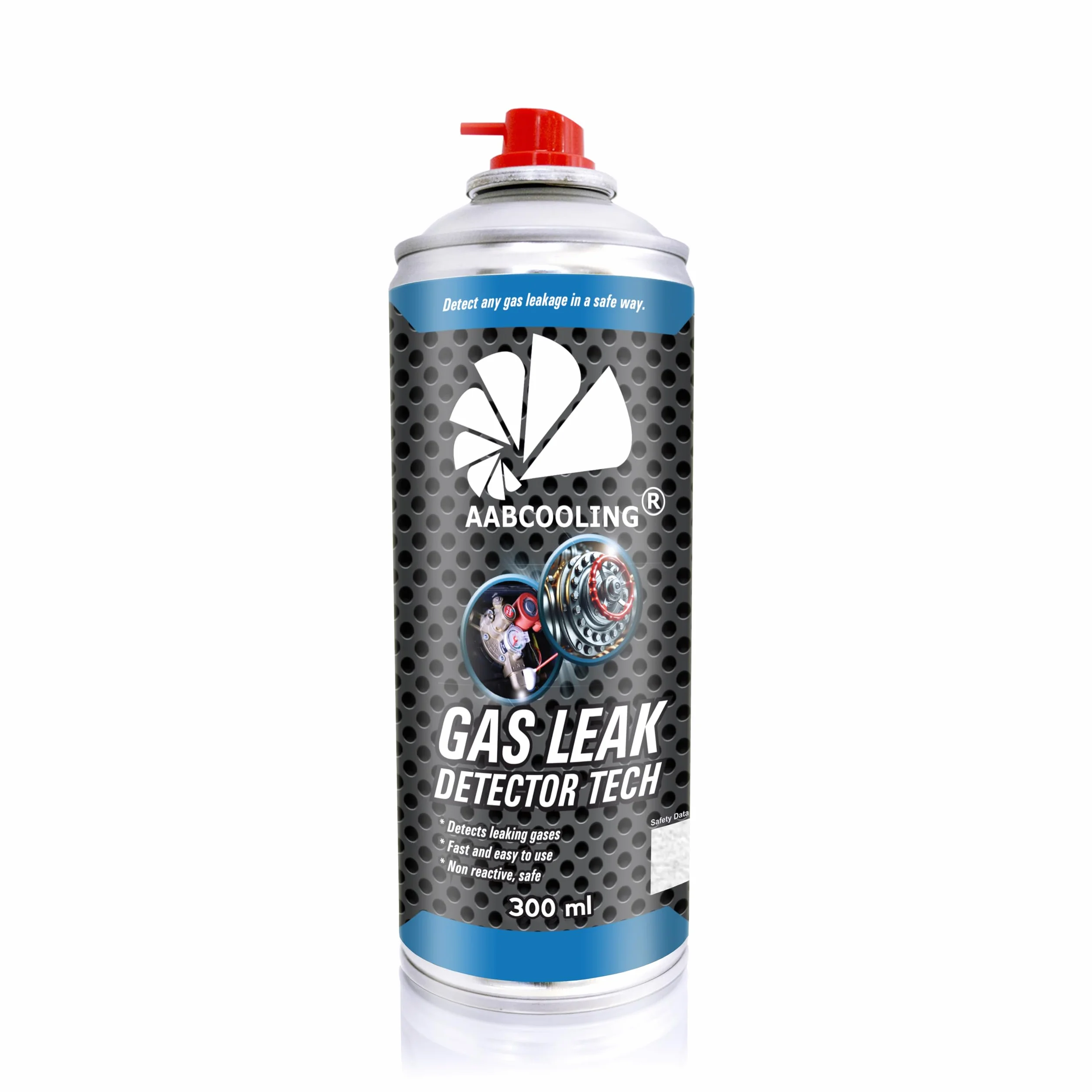 AABCOOLING Detektor Nieszczelności 300ml - Tester Szczelności Instalacji LPG/CNG w Samochodzie - Profesjonalny Wykrywacz Wycieków Klimatyzacji, Opon i Przewodów Pneumatycznych, Niepalna Pianka