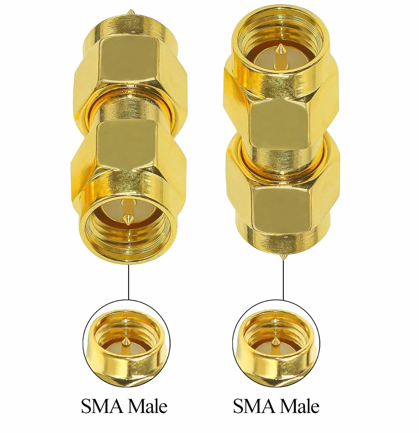 TUOLNK RF SMA Adapter Stecker Kit dla Radio Verlängerungskabel Router Konverter 2szt.