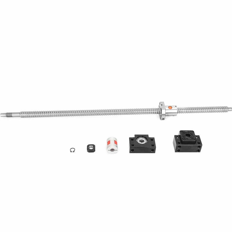 Śruba Kulowa SFU1605 600 mm ze Wspornikami BK12 BF12