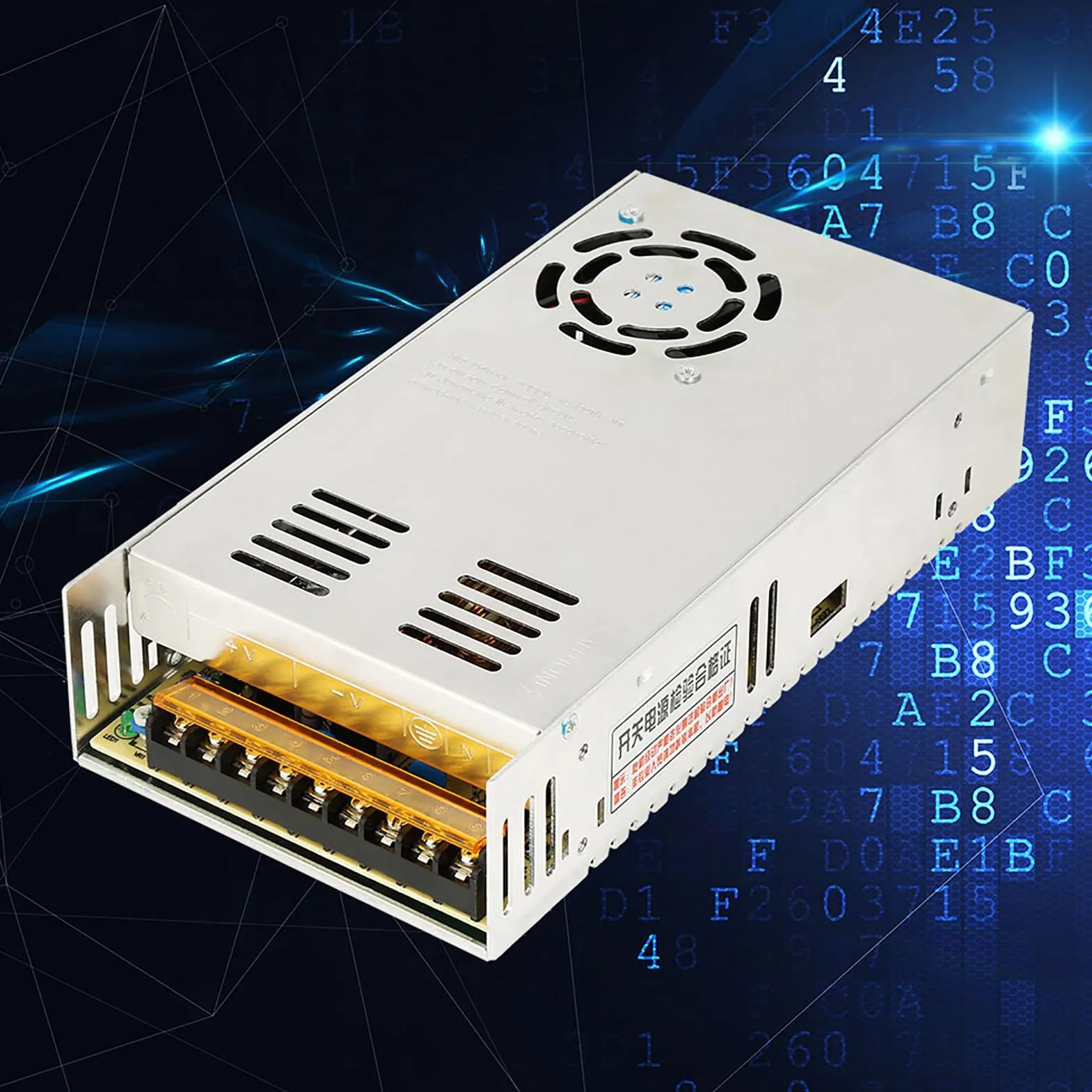 Zasilacz Impulsowy 48V 1000W Schaltnetzteil DC 48V 12.5A AC 110-220V do Sterownika Silnika Krokowego