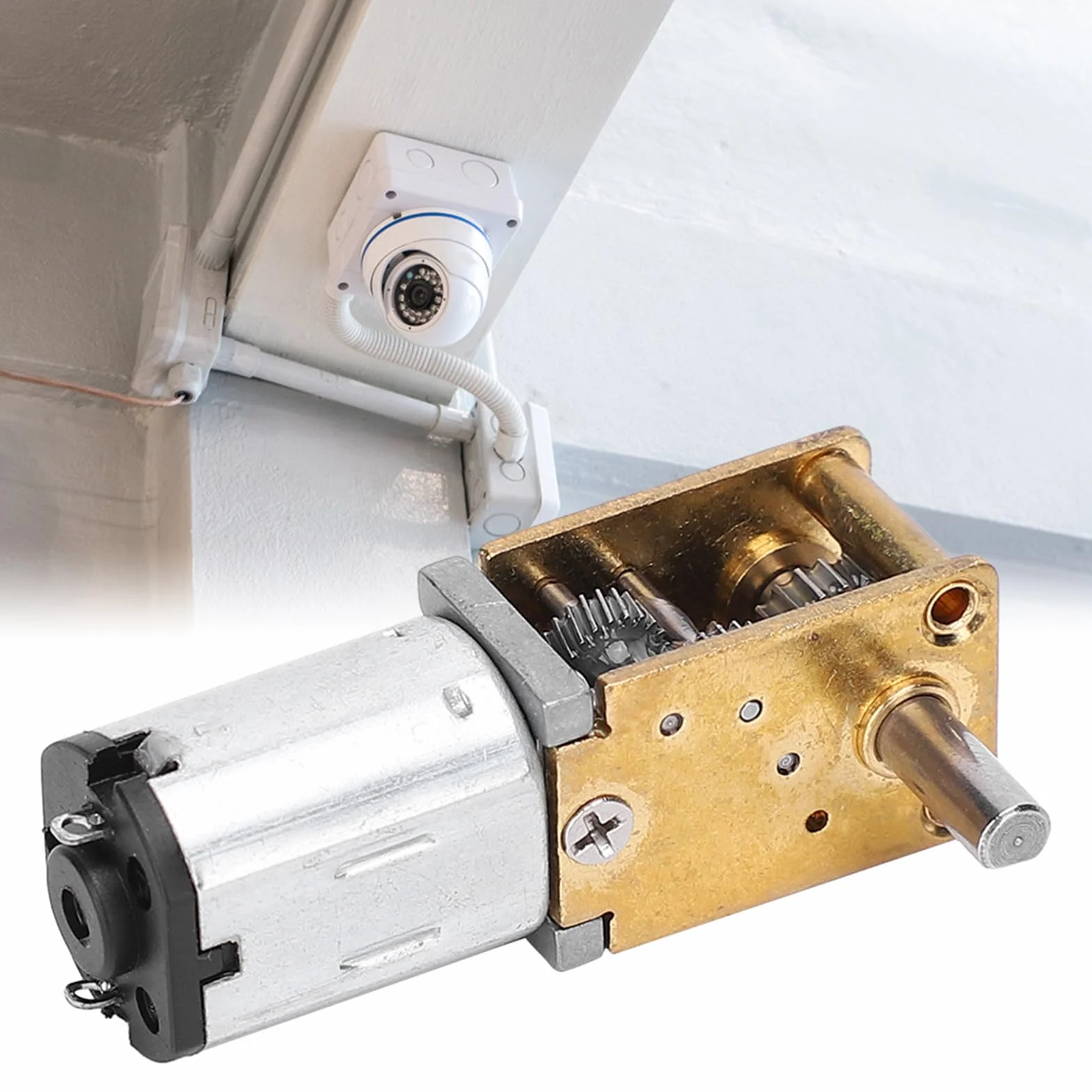 Silnik DC 3V 16 obr/min z mikro przekładnią ślimakową motoreduktor elektryczny szczotkowy do DIY