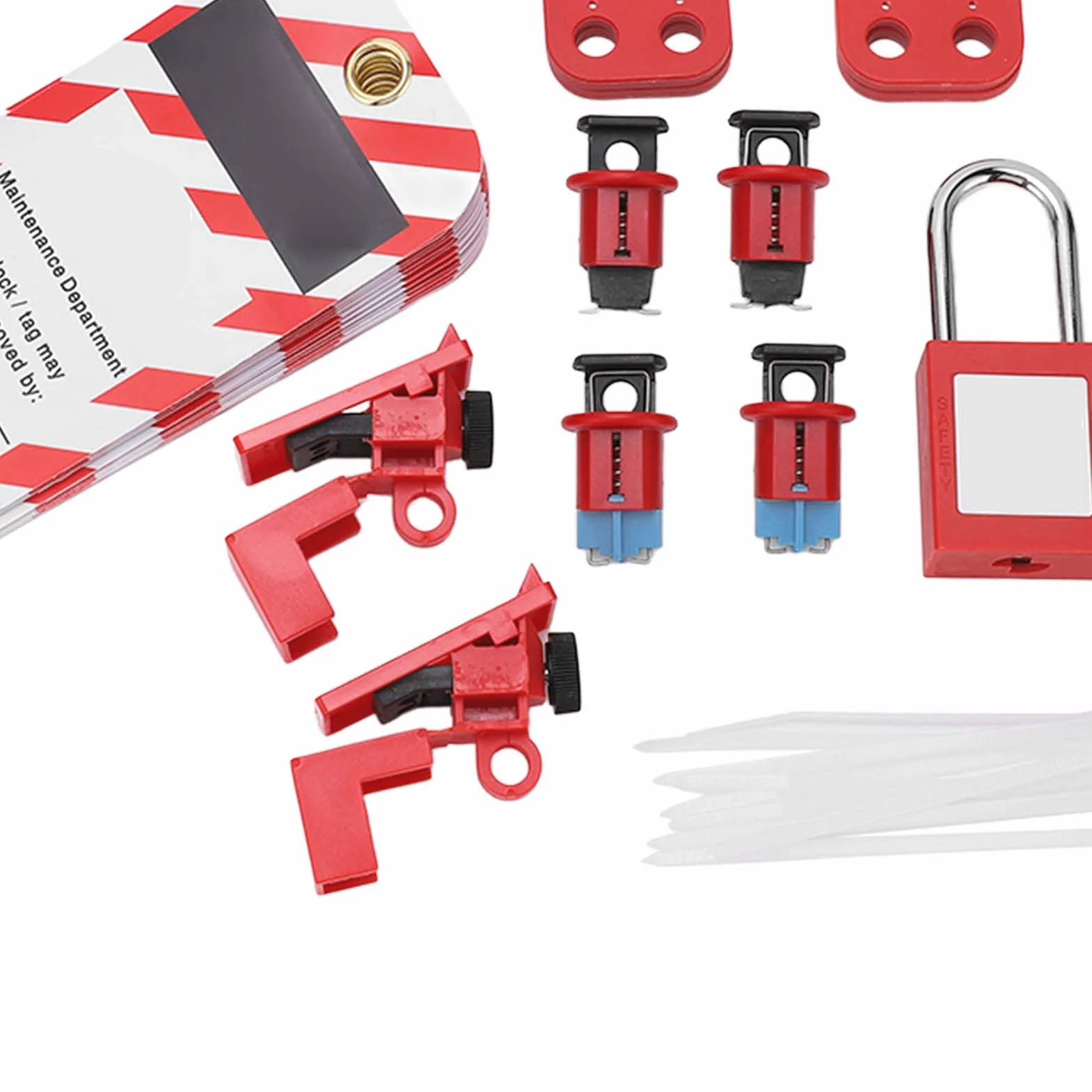 Loto Safty zestaw blokad elektryczny wyłącznik automatyczny wtyczka blokująca stację znacznikową