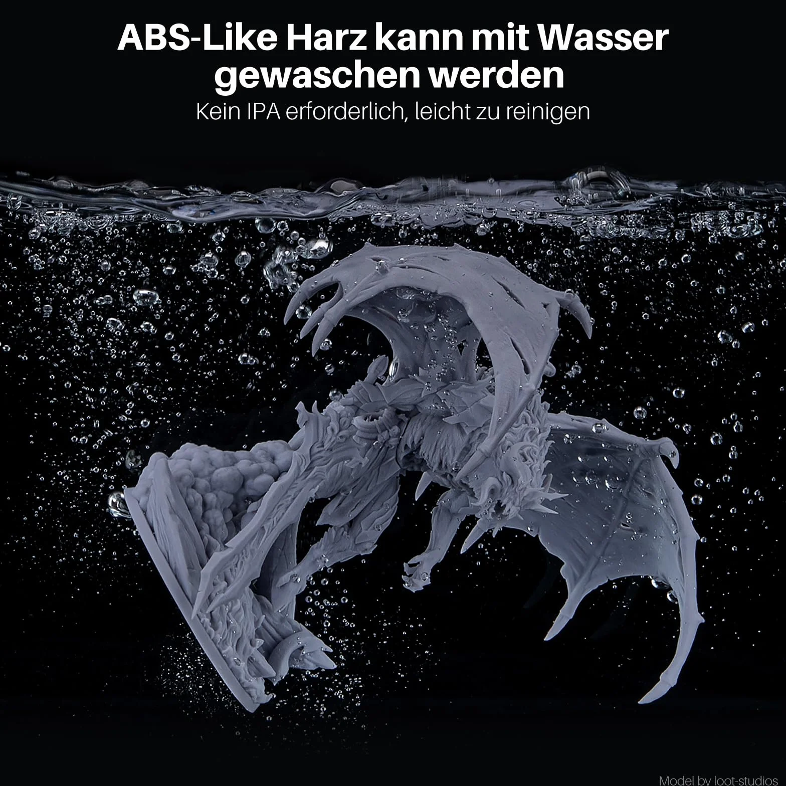 ELEGOO Żywica ABS-Like 405 nm UV 3D drukarka biała 2000G