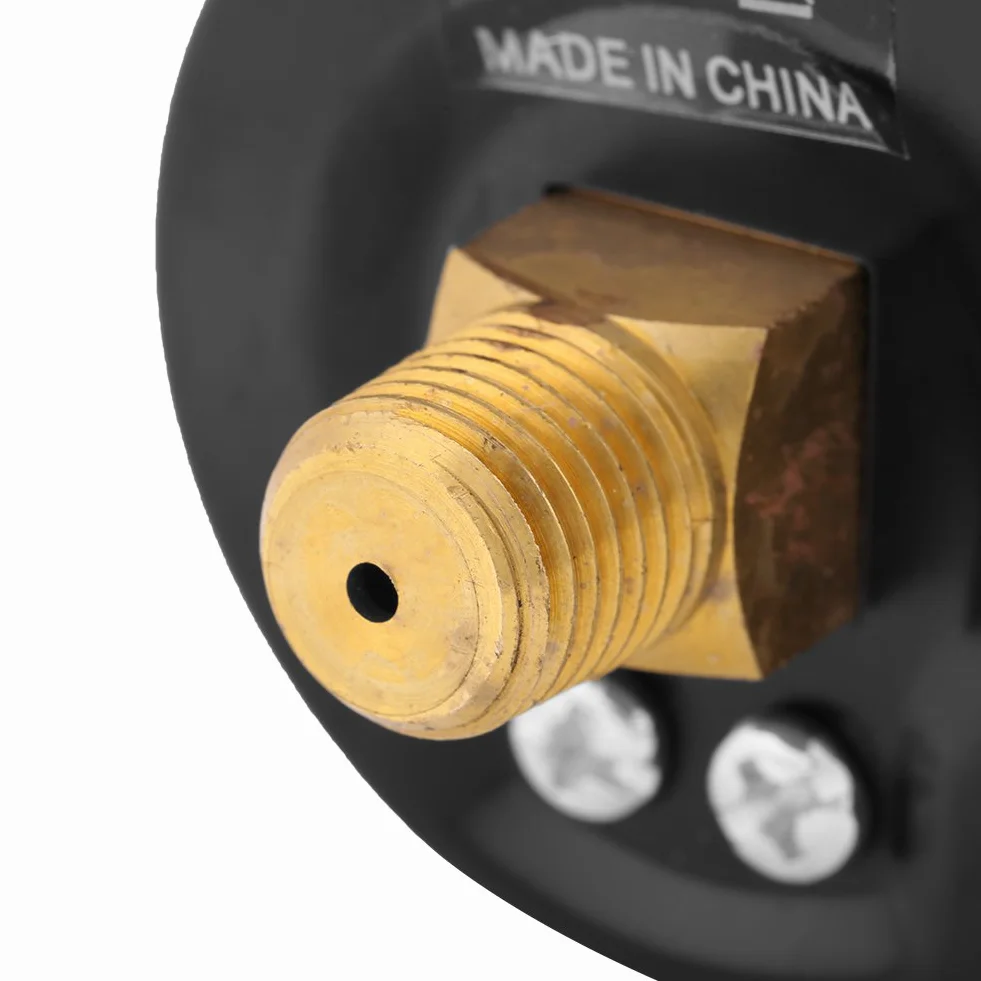 Manometr Aramox, 40mm tarcza zegarowa 0-60psi / 0-4bar Manometr manometr z podwójną skalą do wody i oleju, złącze gwintowe BSPT 1/8 "