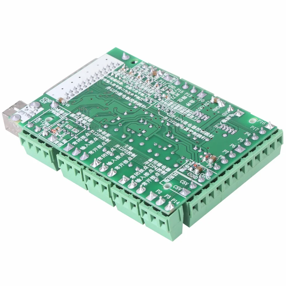 CNC Breakout Board, 4-osiowy 6-osiowy adapter CNC Control Motion Control Breakout Board, do maszyny do grawerowania CNC, tokarki CNC, cięcia plazmowego CNC, 15-32 V DC