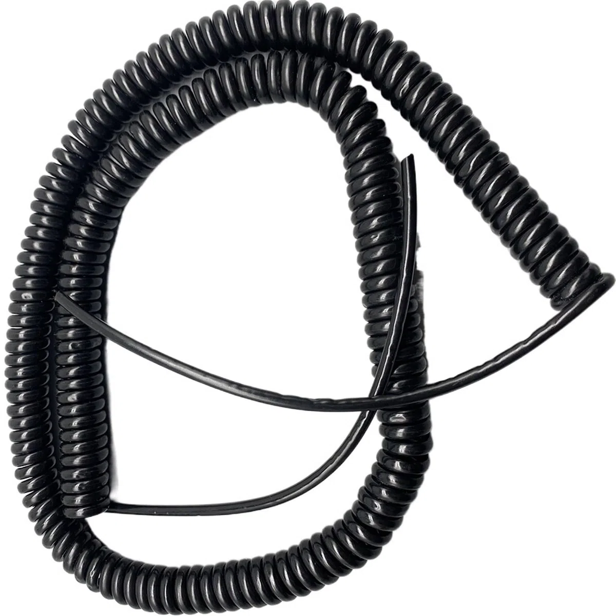 Sprężyna spiralna 8-żyłowy kabel spiralny, standardowa wtyczka, wytrzymałość, sprężyna, kabel sieciowy, wielożyłowy, elastyczny drut sprężynowy, zwijana szpula (rozmiar: Stretch 3,75 metra, kolor: 8