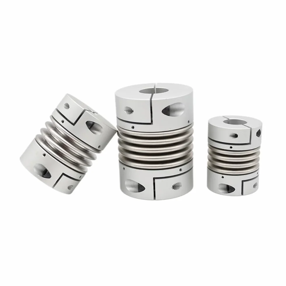 Giętka armatura 1 sztuka D30L43 złącze pęcherzykowe z aluminium ze stali nierdzewnej elastyczna śruba silnika kodującego o wysokim momencie obrotowym mocowanie wysuwne (10x14mm)