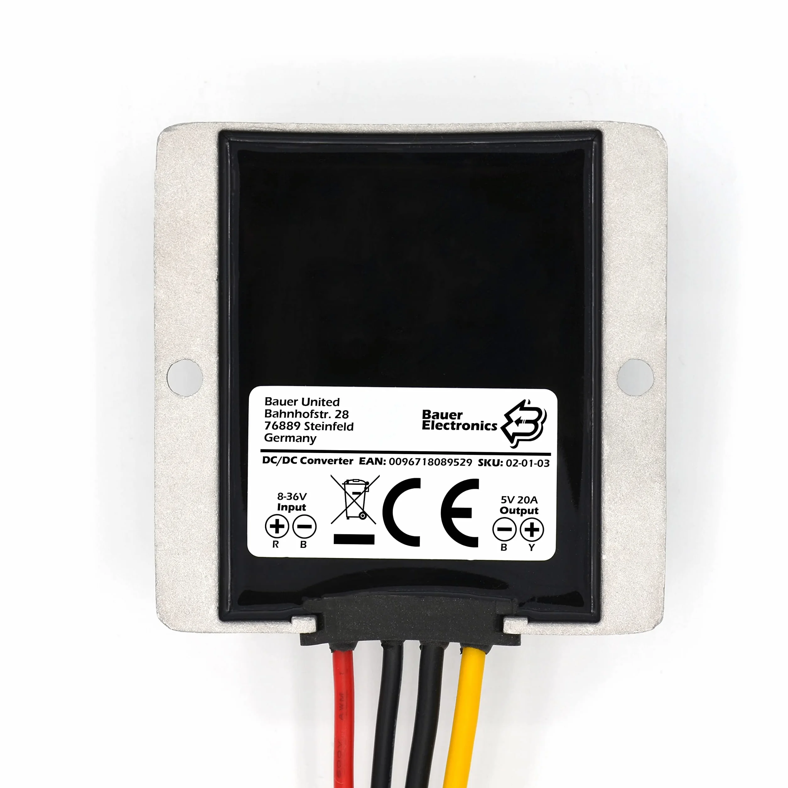Konwerter DC-DC 8V-36V na 5V, 12V, 20A, 100W, napięcie transformatora, zasilacz, regulator, ogranicznik, adapter redukcyjny