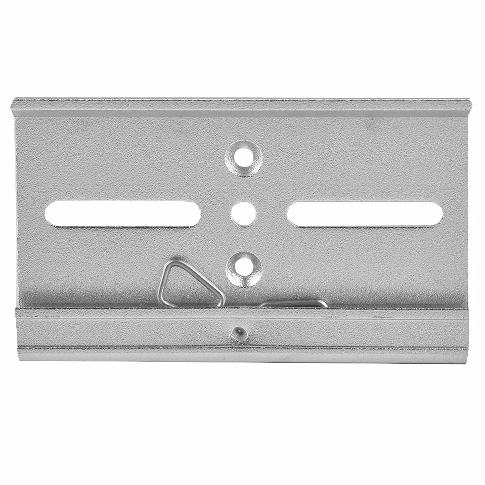 Klips mocowany na szynie DIN - 35 mm aluminiowa szyna DIN mocowanie zacisku zacisk do montażu przekaźnika (#7)