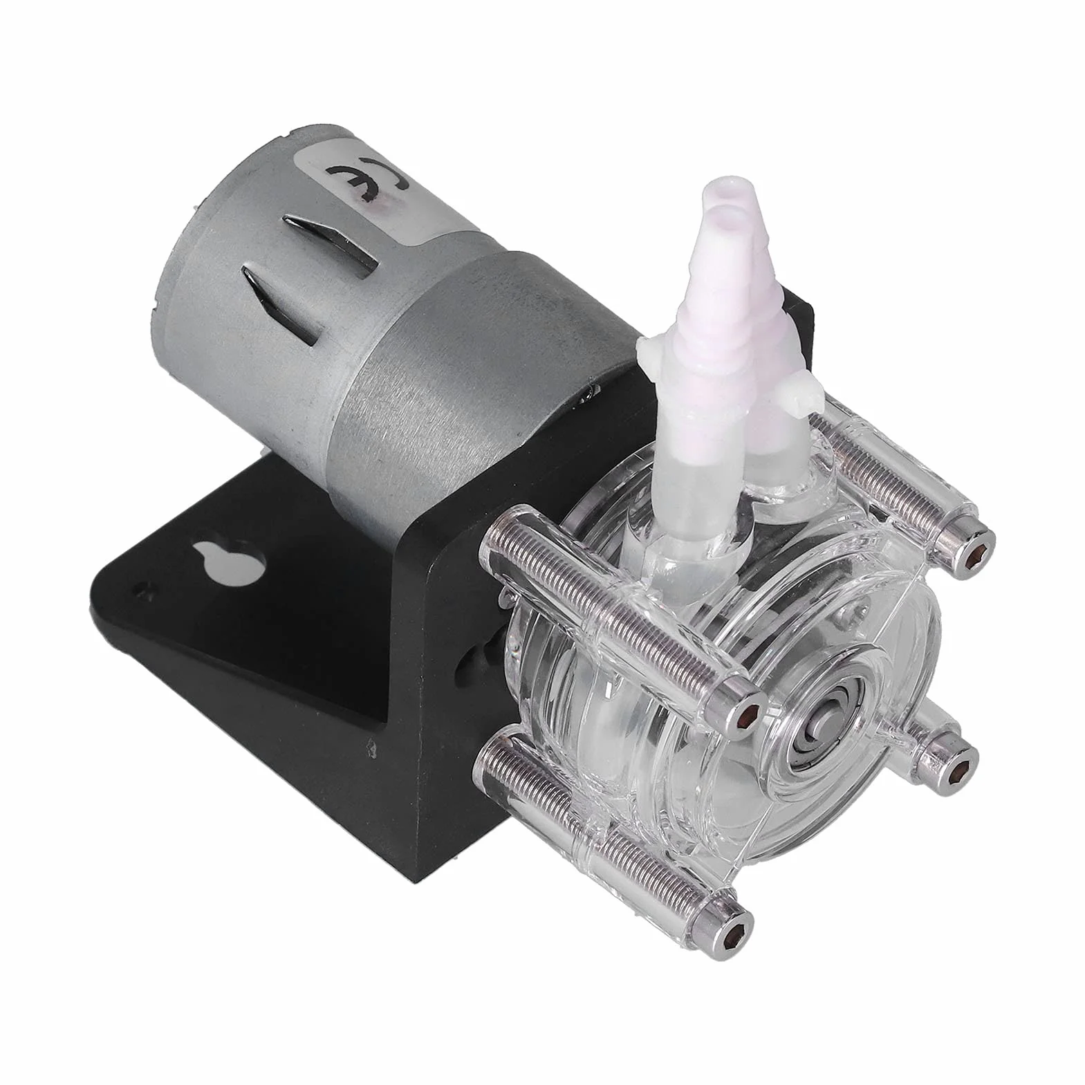 Pompa Perystaltyczna 500 Ml/min G928 3 Rolki Pompy Dozujące Ciecz o Dużym Przepływie z Wężem Silikonowym Pompa Perystaltyczna o Silnym Ssaniu(12V)