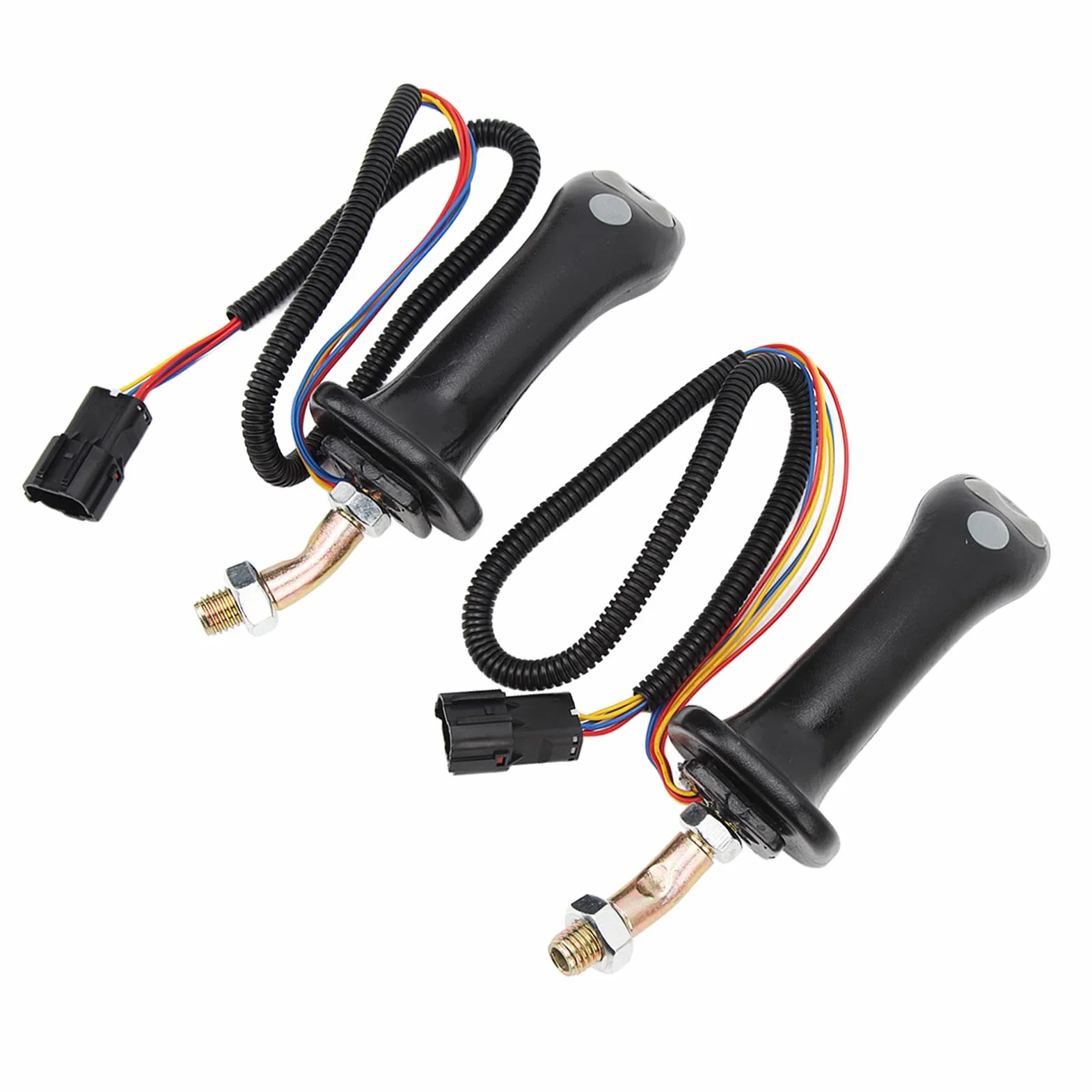 2 Sztuk Uchwyt Typu Joystick do Koparki Dźwignia Joysticka Dobra Lewa Prawa Ręka Wyczucie dla Doosan DH DX150 215 225 300 370-9C,klamka zewnętrzna