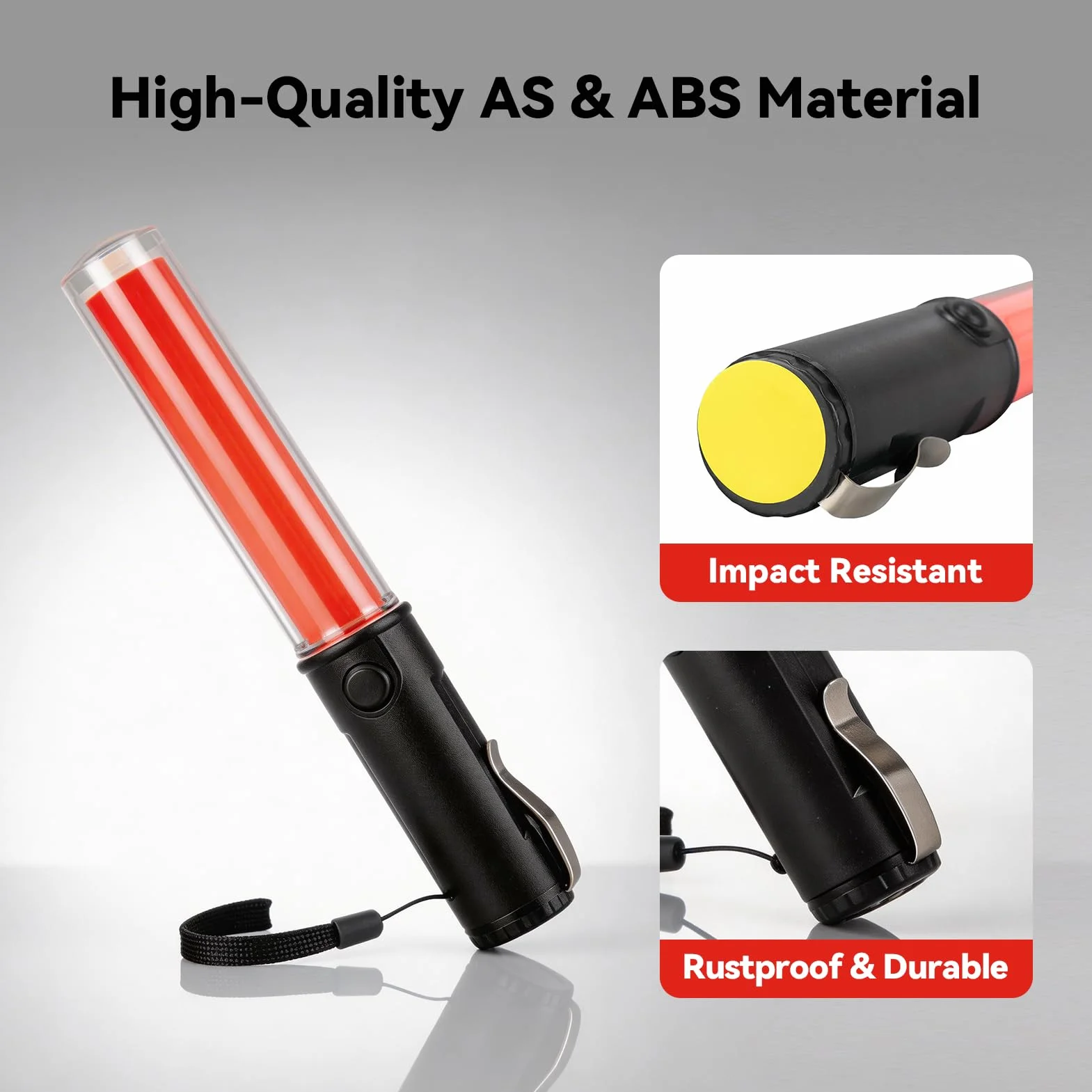 26cm Signal Safety Traffic Baton LED Light Traffic Control Wand z 3 trybami migotania Produkty transportowe na wypadek awarii
