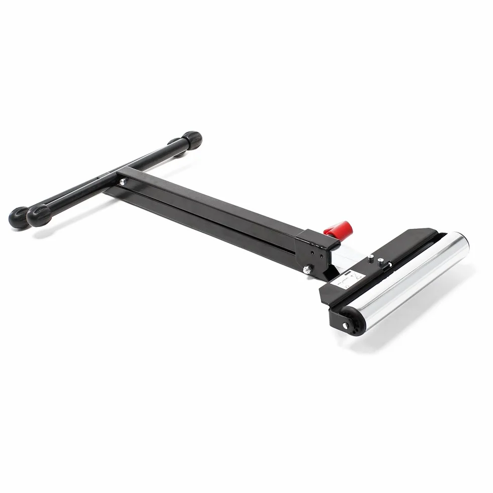 Stojak na rolki Wiltec do 60 kg, stojak na rolki o regulowanej wysokości 68-110 cm, wykonany z metalu do podawania materiału, stojak na rolki, stojak na podstawę stojaka na rolki