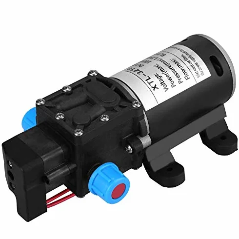 Samozasysająca pompa wodna 12V DC 100W 8L / Min 160Psi wysokociśnieniowa membranowa samozasysająca pompa wodna do mycia
