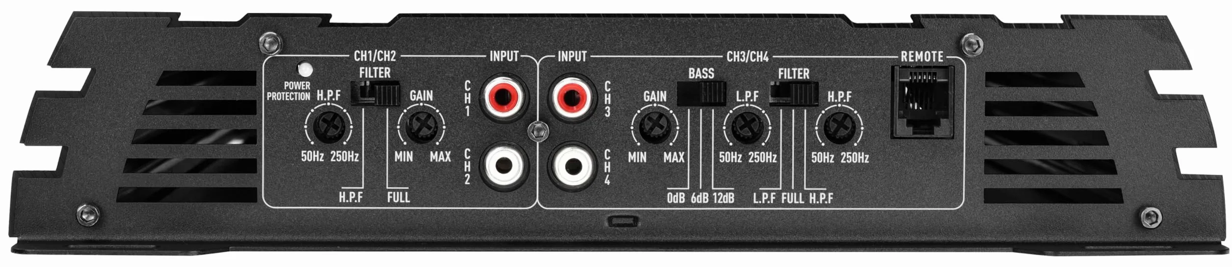 CRUNCH Wzmacniacz samochodowy GPX1500.4 (4-kanałowy, klasa A/B, maks. 1500 W, wzmacniacze GROUNDPOUNDER AMPLIFIERS, CRUNCH Car Unlimited Audio)