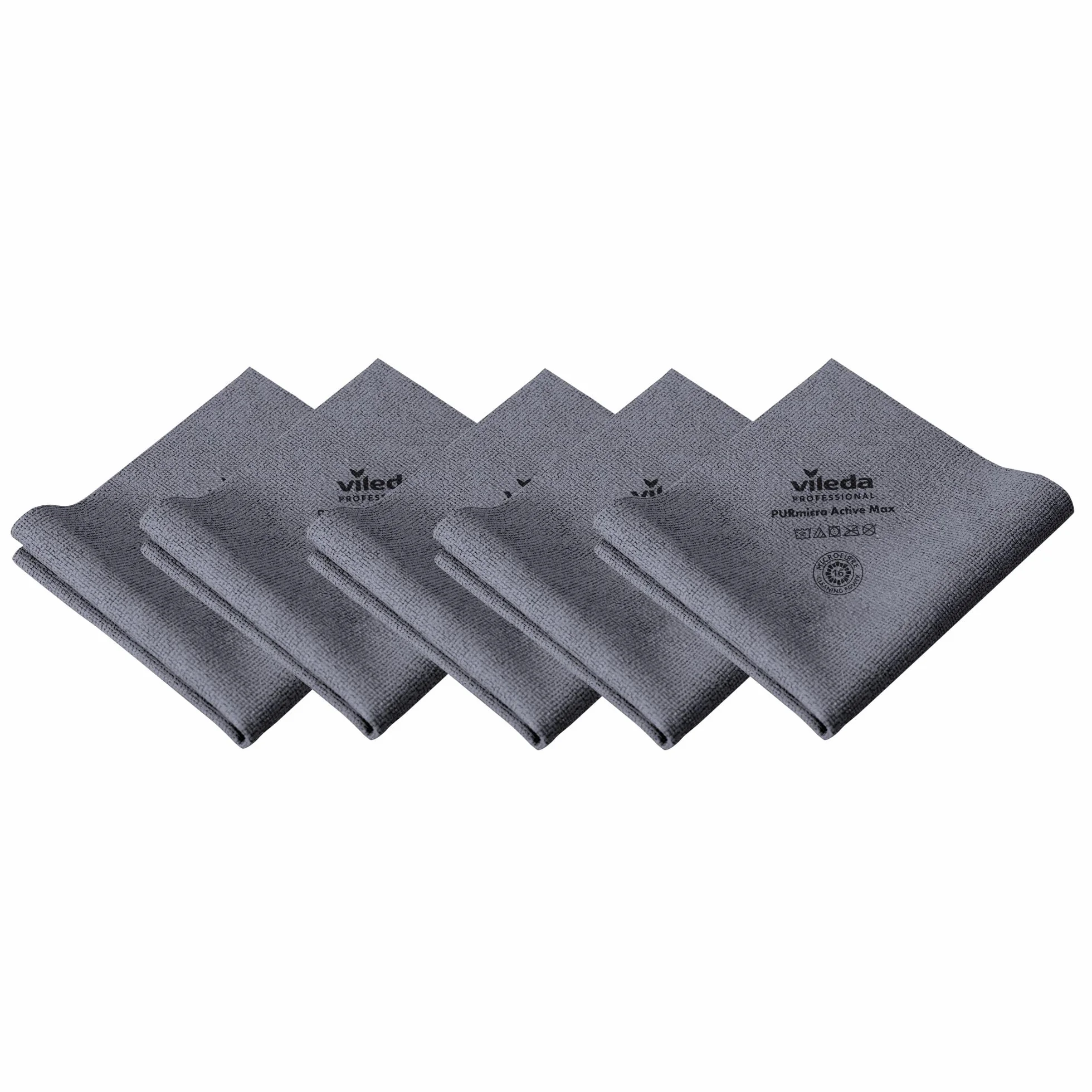 Vileda Professional Bayeta XL PURmicro Active MAX Szary 5 sztuk do mycia samochodu