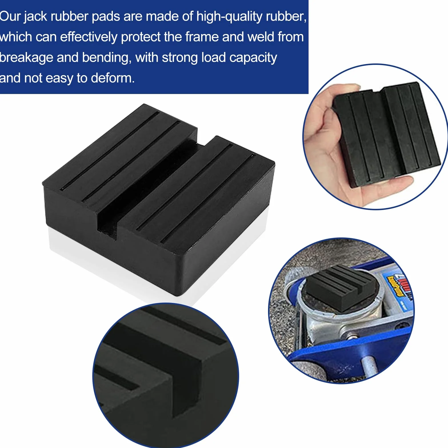 Gumowe nakładki do lewarka samochodowego 75 mm adapter uniwersalne