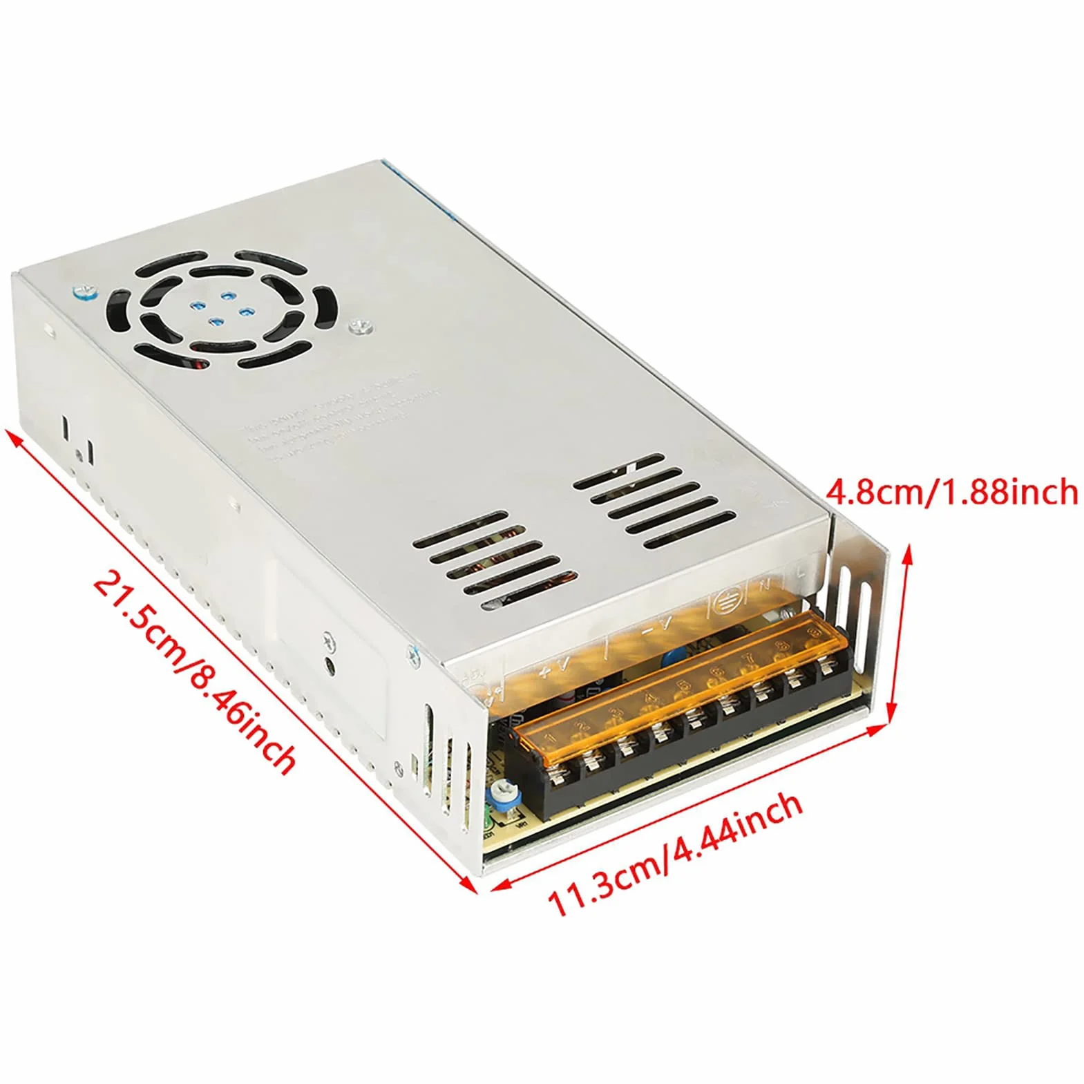 Zasilacz Impulsowy 48V 1000W Schaltnetzteil DC 48V 12.5A AC 110-220V do Sterownika Silnika Krokowego