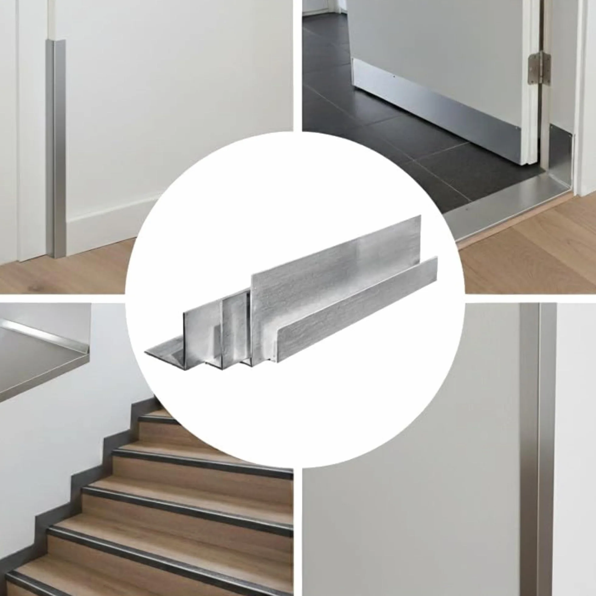 Kątownik Aluminiowy Szczotkowany 60x40 mm Grubość 3 mm Długość 130 cm Profil Aluminiowy