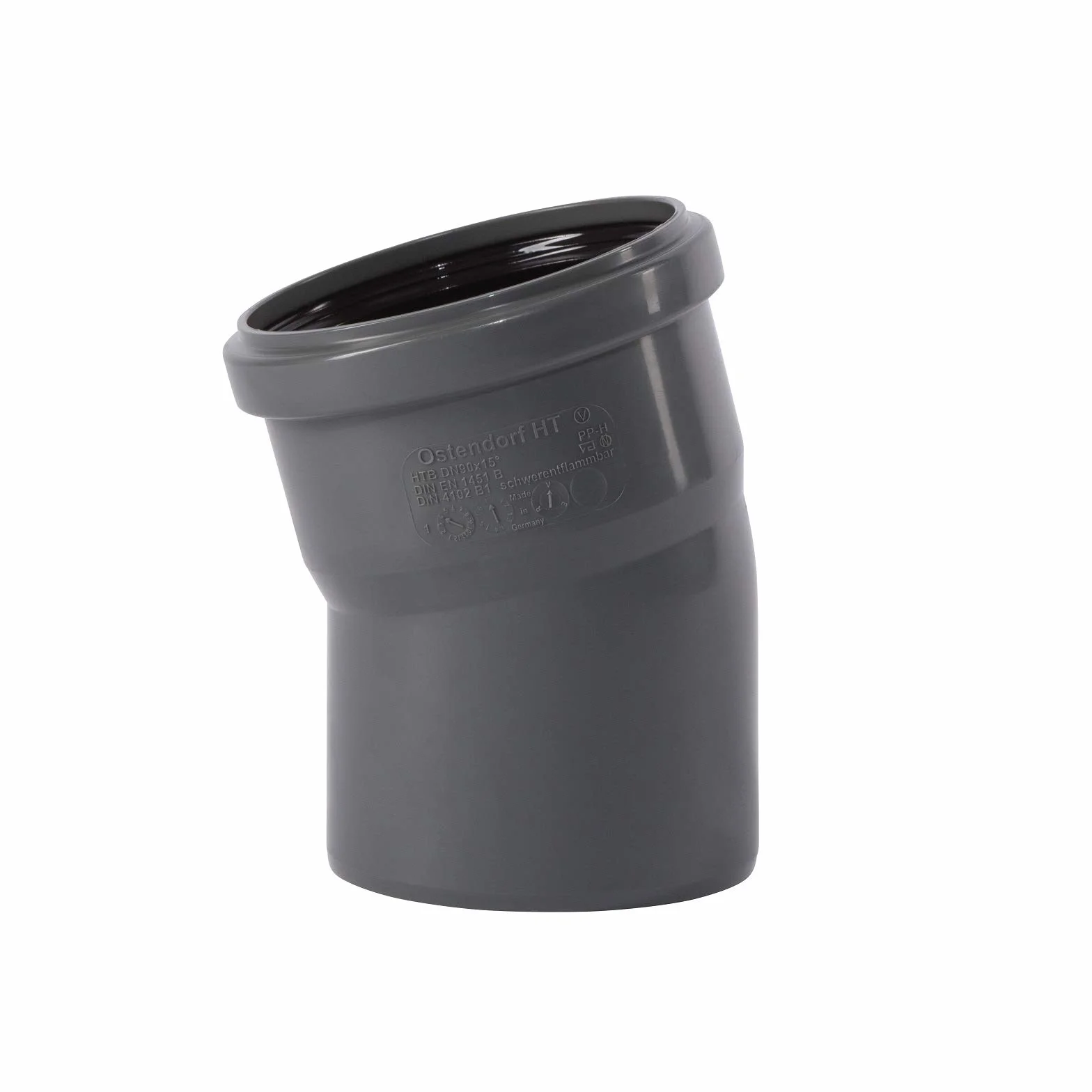 Ostendorf HTsafe łuk 15 stopni DN 90 mm rura HT