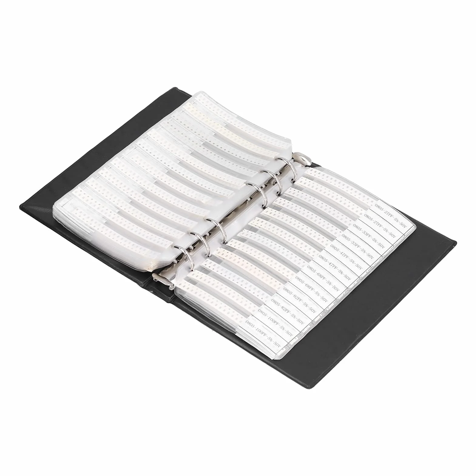 Pojemność Książka Próbek SMD Kondensator Książka Ceramiczny Zestaw Asortymentu Zbierz Opłatę Zmniejsz Obciążenie dla Breadboards 92 Rodzaje 0805