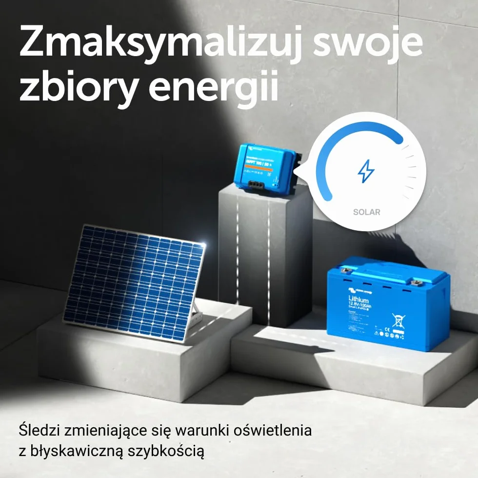 Victron Energy SmartSolar MPPT 100V 50A 12/24V Kontroler Ładowania Słonecznego Bluetooth