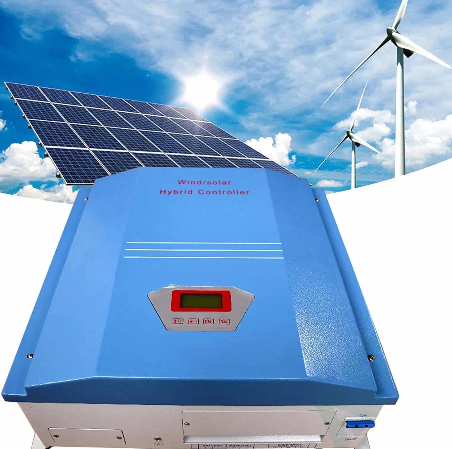 8KW Maglev Generator turbiny wiatrowej 3 łopaty Oś pionowa Zestaw z kontrolerem ładowania 220V