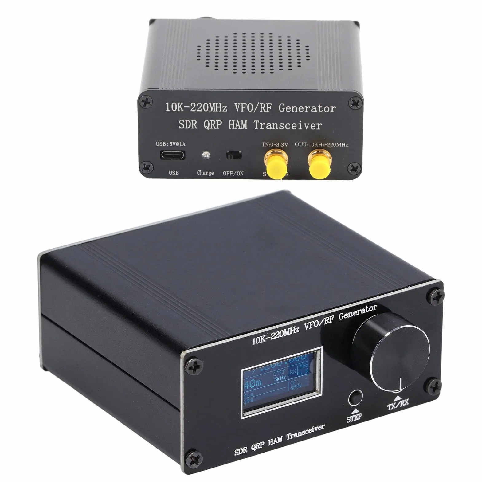 SDR QRP HF, VFO RF generator 10K 220MHz S DR Transceiver HAM oscylator o zmiennej częstotliwości oscylator 10K
