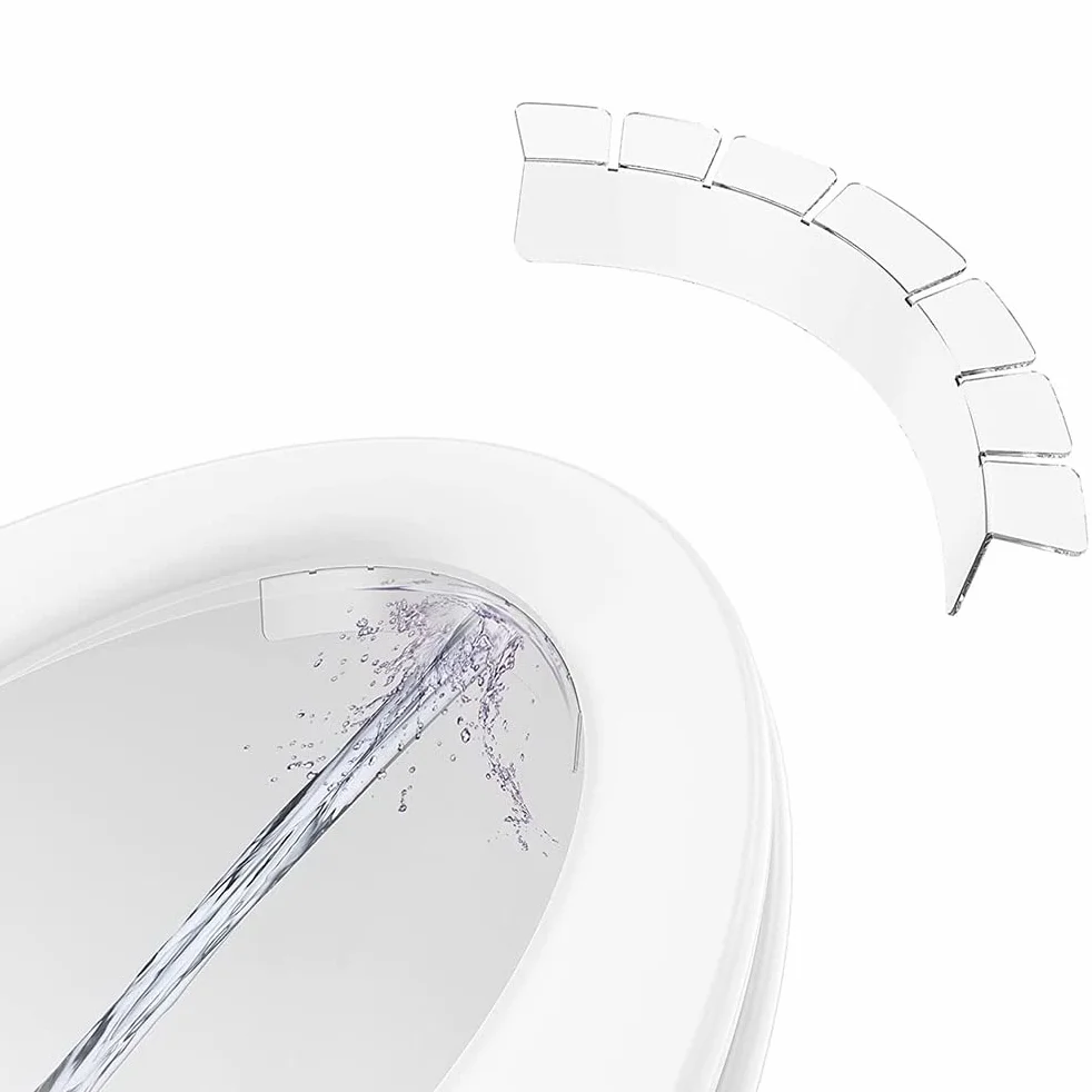 Nocnik Pee Splash Guard, 250 * 100 * 0.5mm PC Deflektor Moczu, z 0 penetracją, na Deski Sedesowe