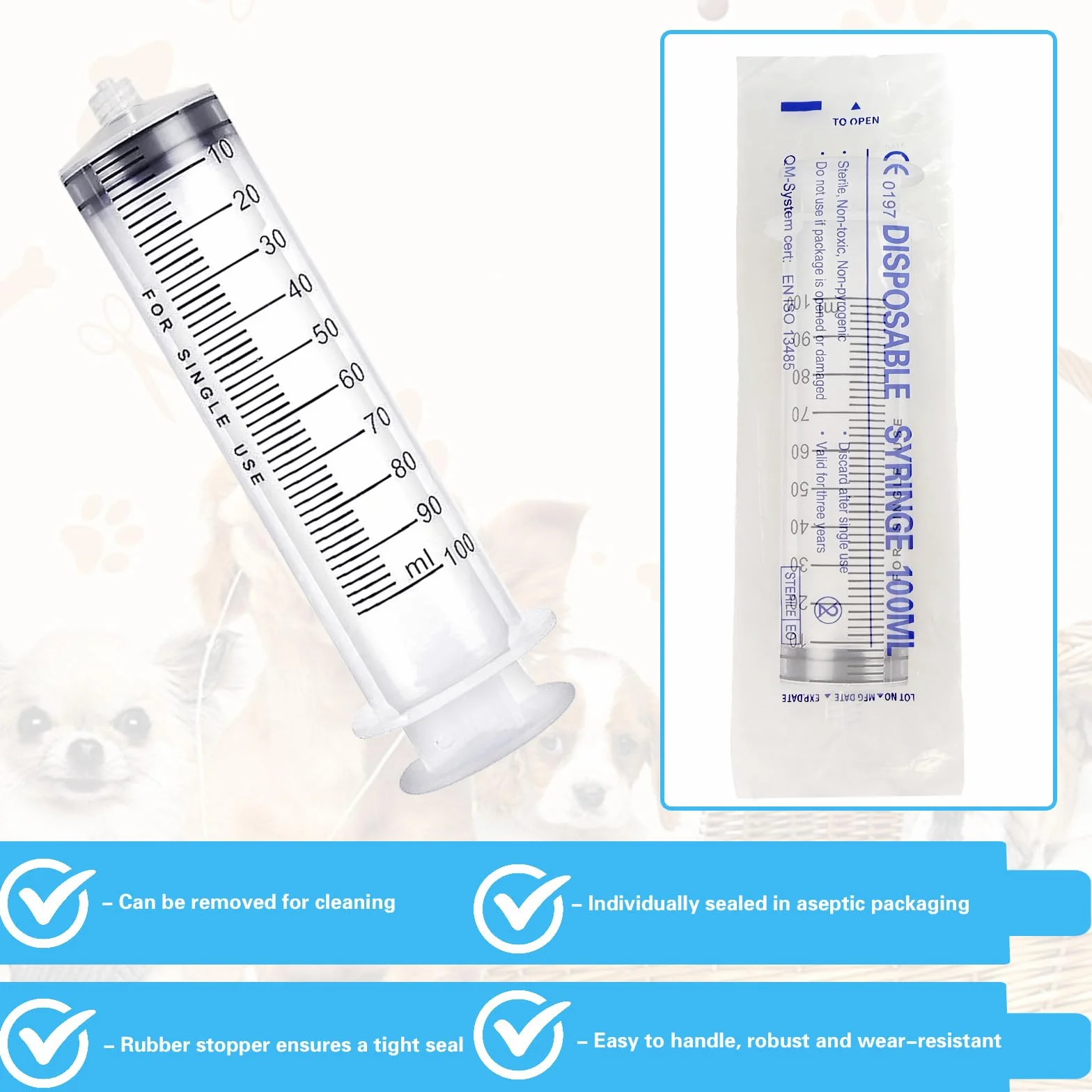 12 sztuk strzykawki 1 ml/5 ml/10 ml/20 ml/60 ml/100 ml, bez strzykawki z nakrętką, sterylne strzykawki, duża strzykawka z wężem zestaw strzykawek do gotowania w ogrodzie